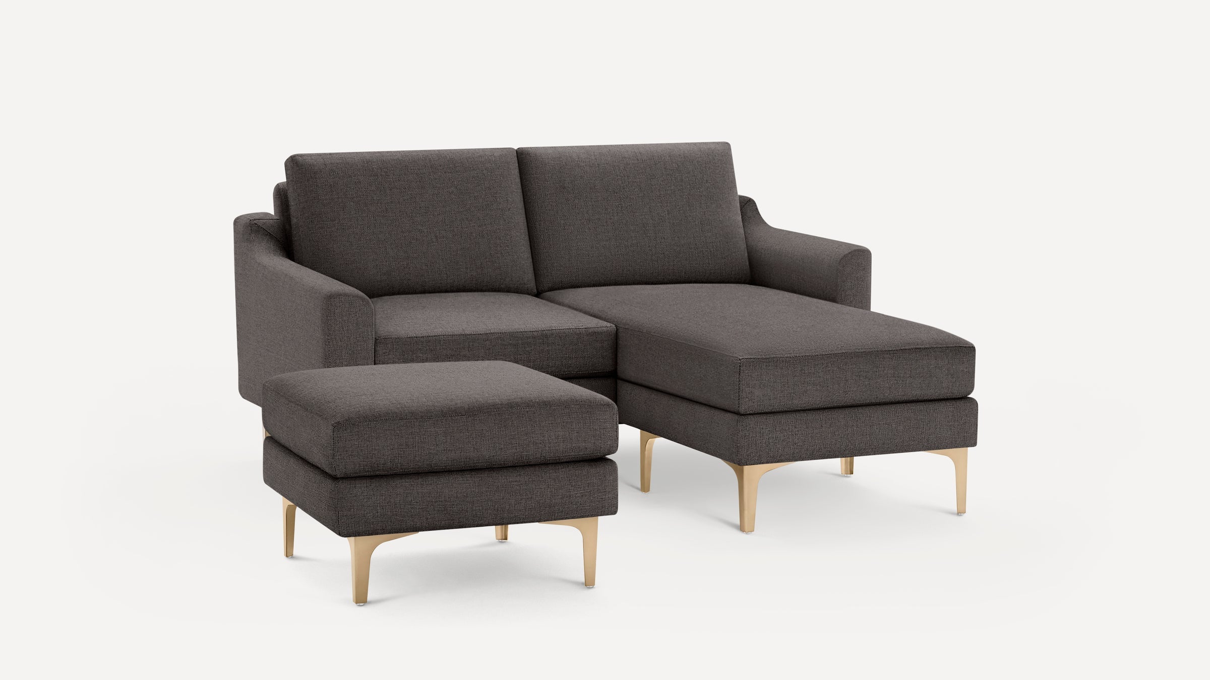 Nomad Loveseat with Chaise and Ottoman