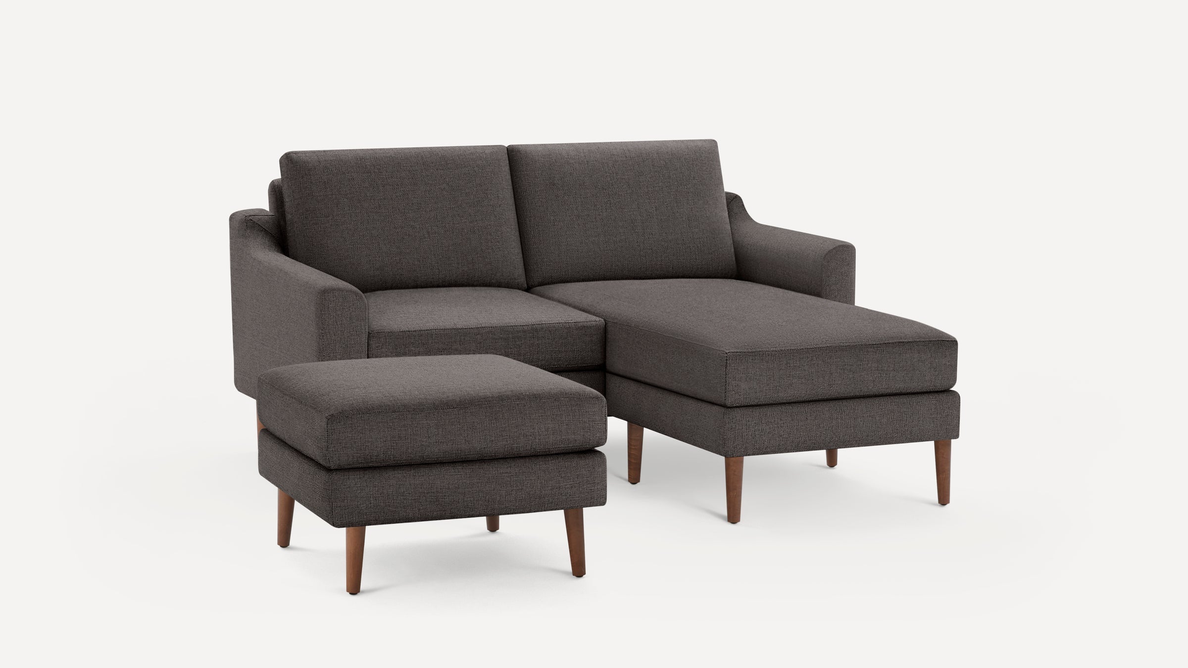 Nomad Loveseat with Chaise and Ottoman