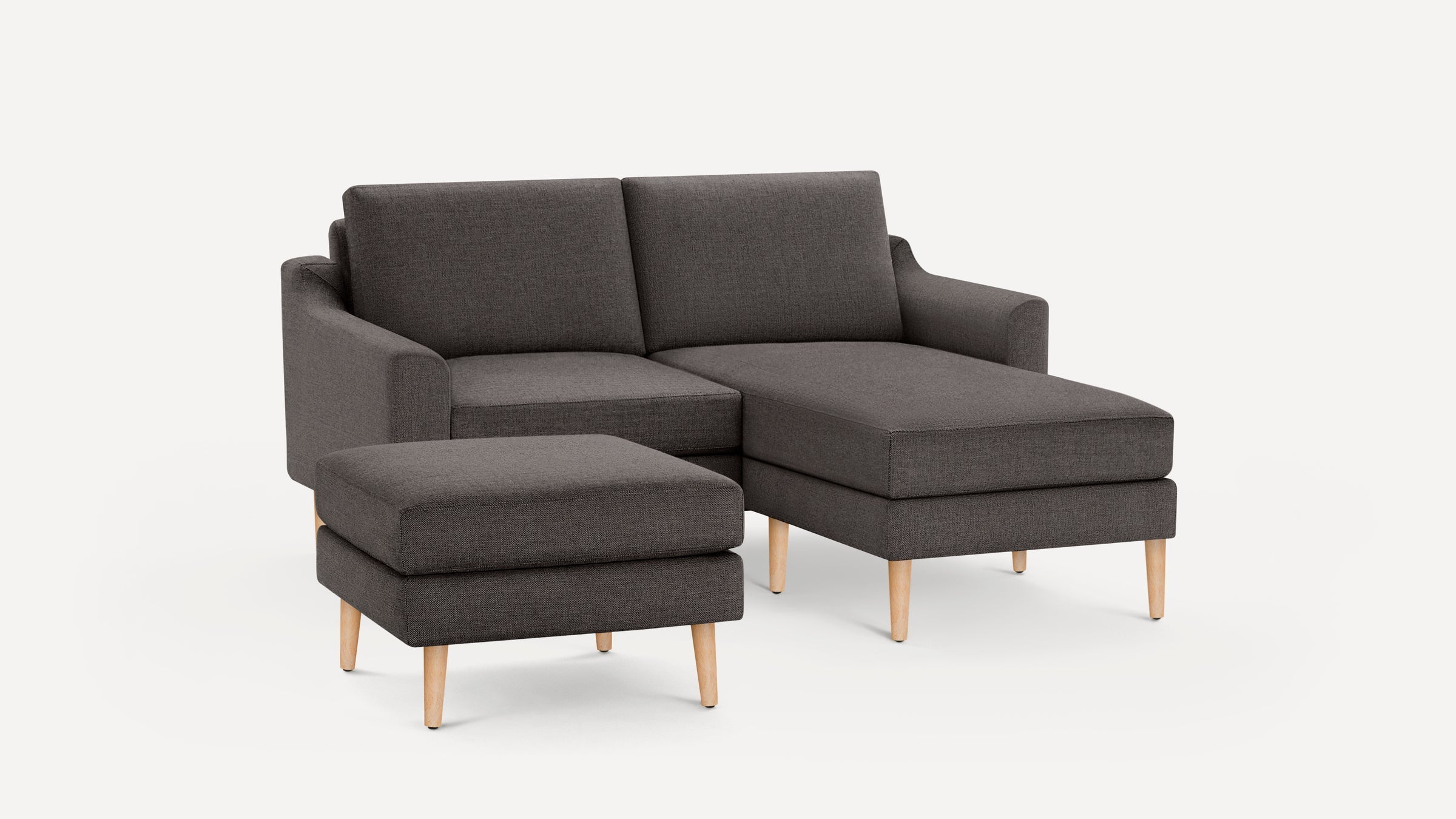 Nomad Loveseat with Chaise and Ottoman