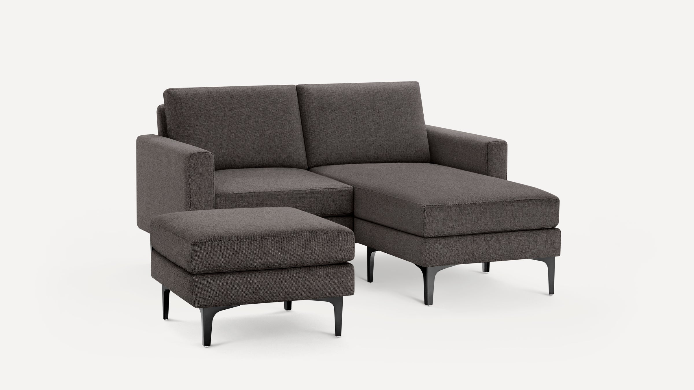 Nomad Loveseat with Chaise and Ottoman
