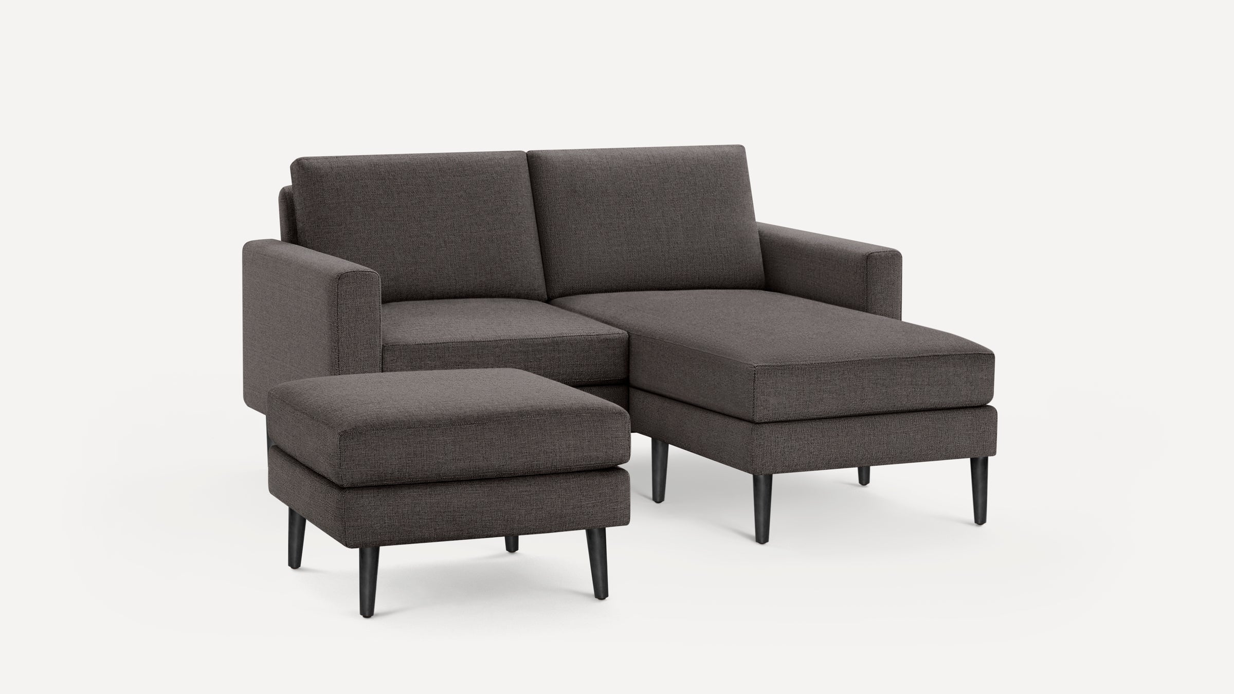 Nomad Loveseat with Chaise and Ottoman
