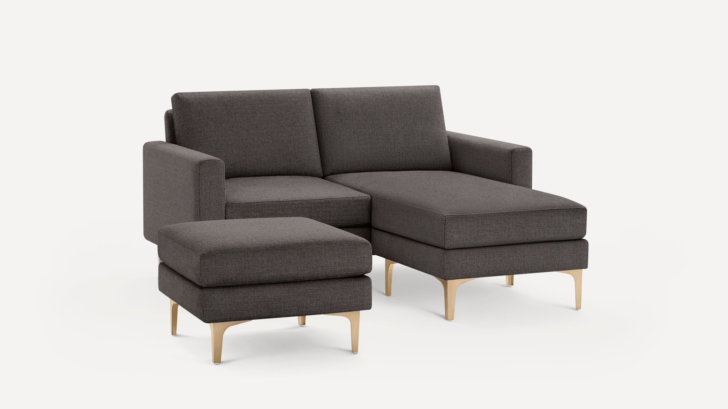 Nomad Loveseat with Chaise and Ottoman