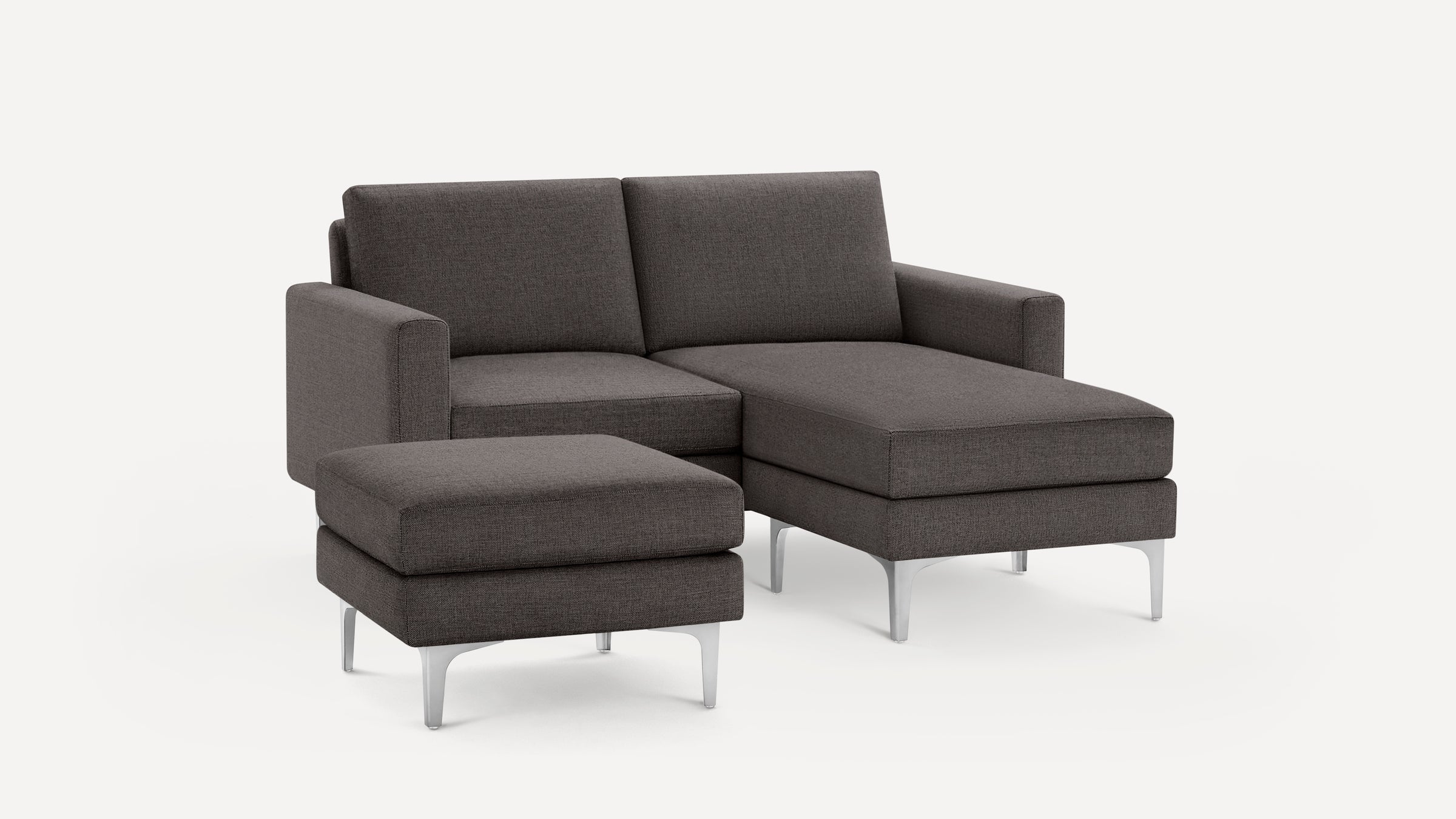 Nomad Loveseat with Chaise and Ottoman