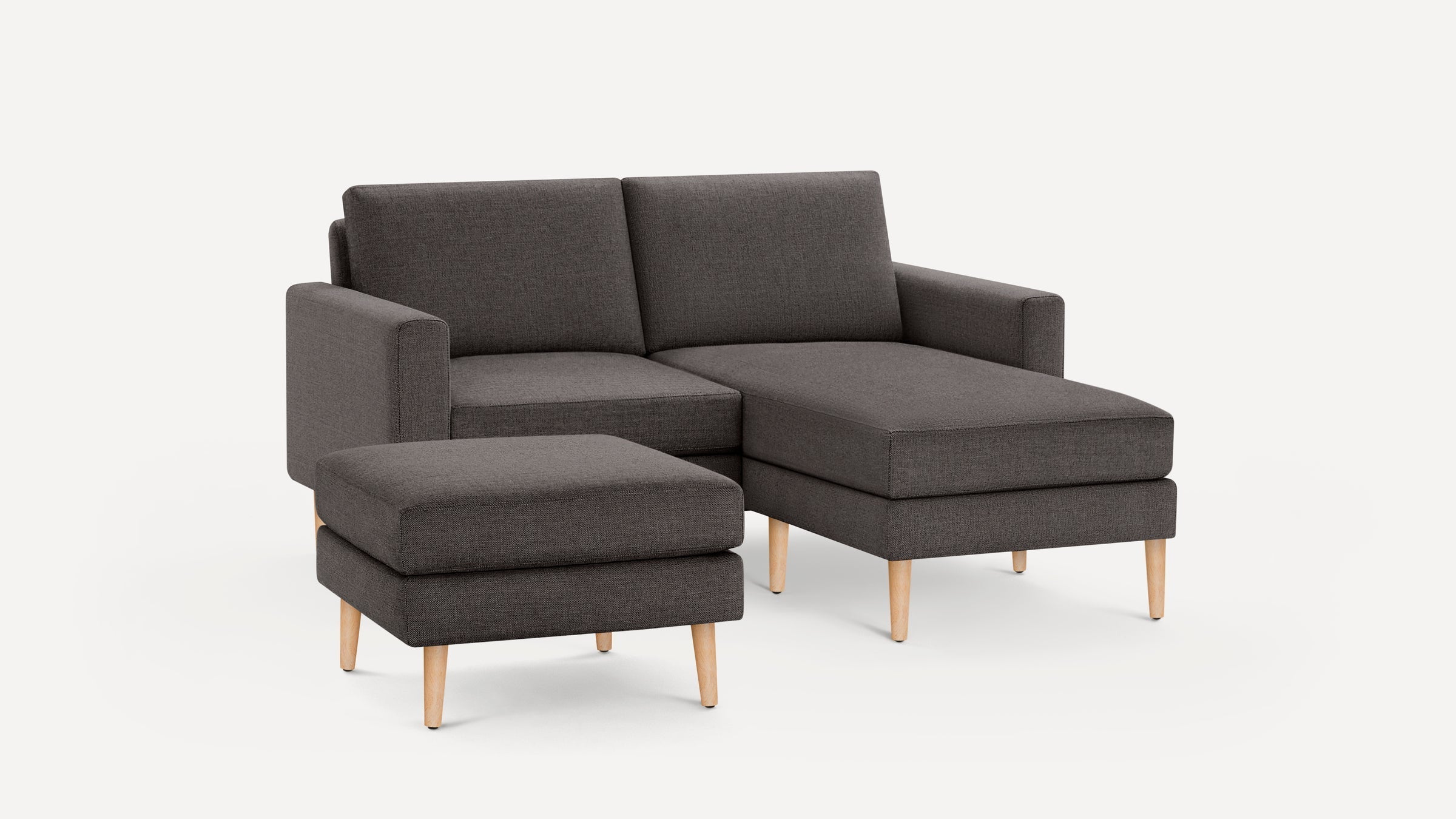 Nomad Loveseat with Chaise and Ottoman