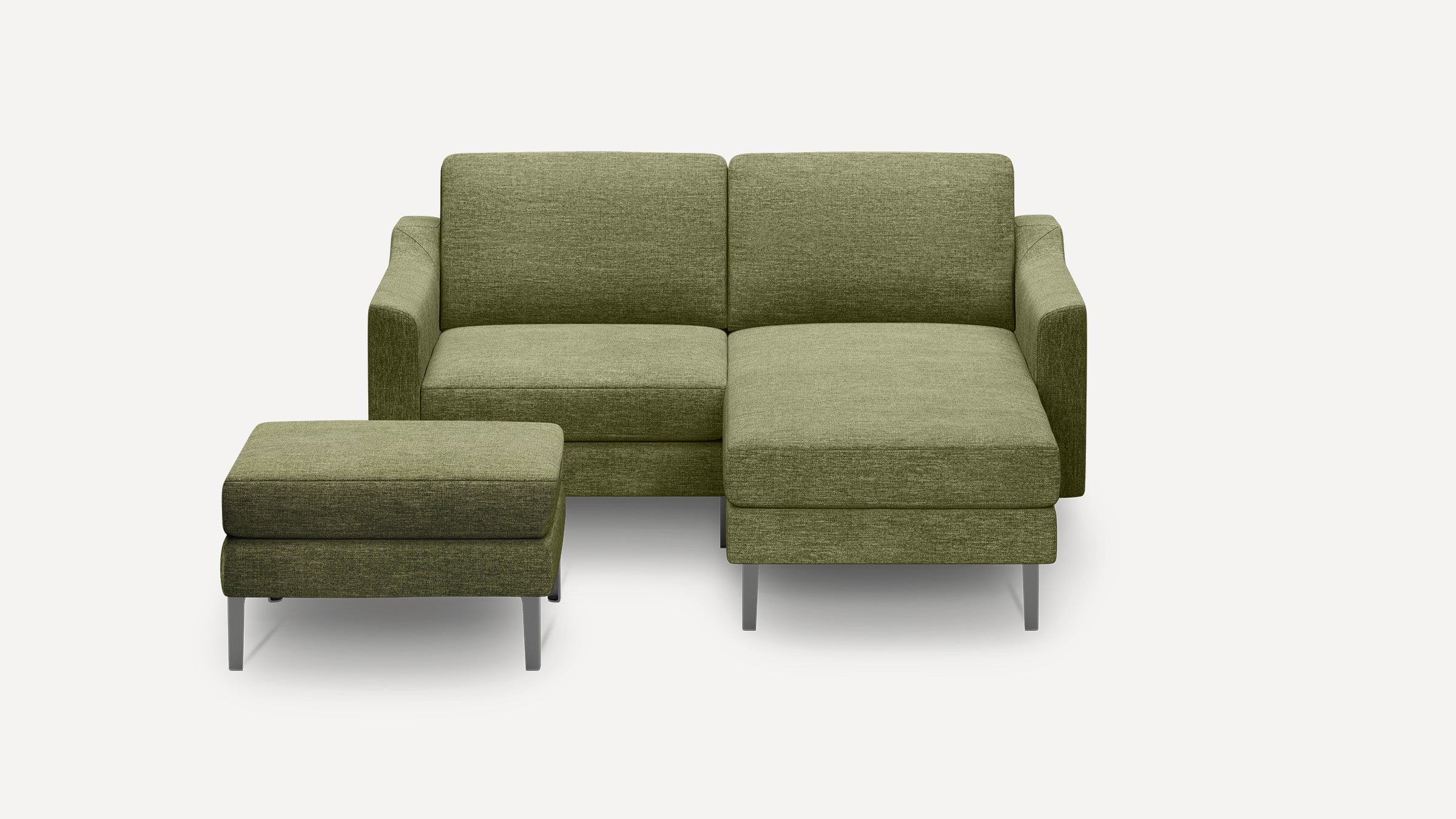 Nomad Loveseat with Chaise and Ottoman