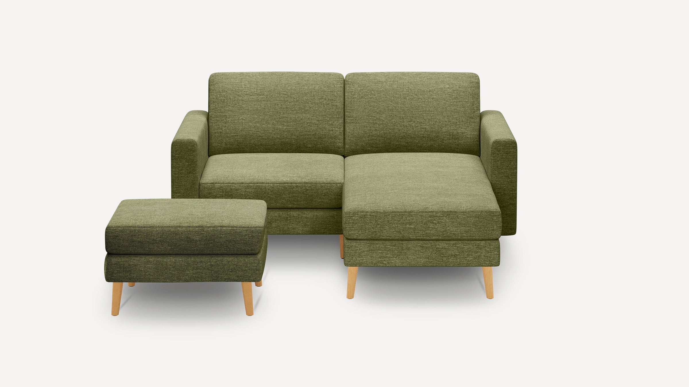 Nomad Loveseat with Chaise and Ottoman