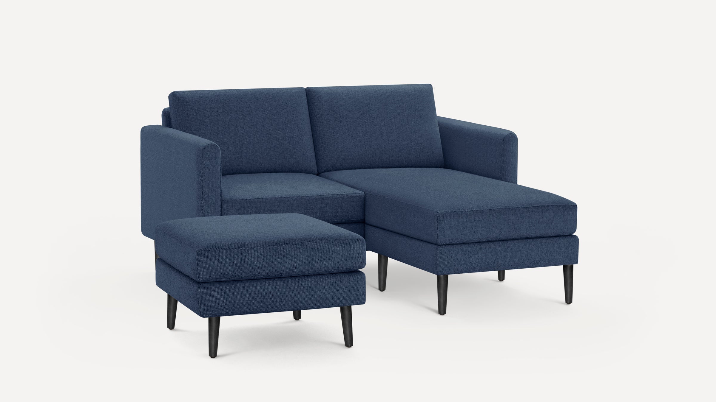Nomad Loveseat with Chaise and Ottoman