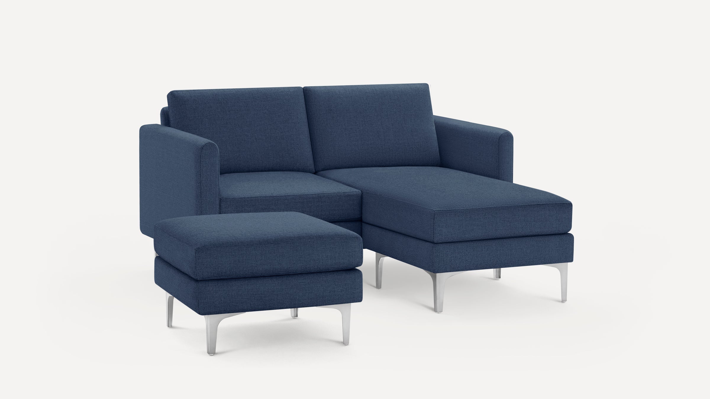 Nomad Loveseat with Chaise and Ottoman