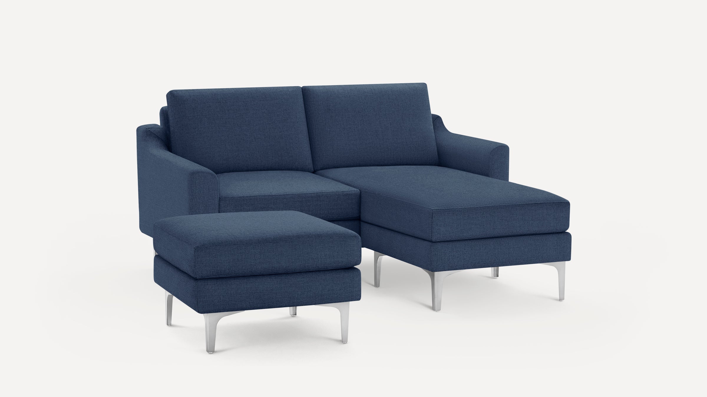 Nomad Loveseat with Chaise and Ottoman