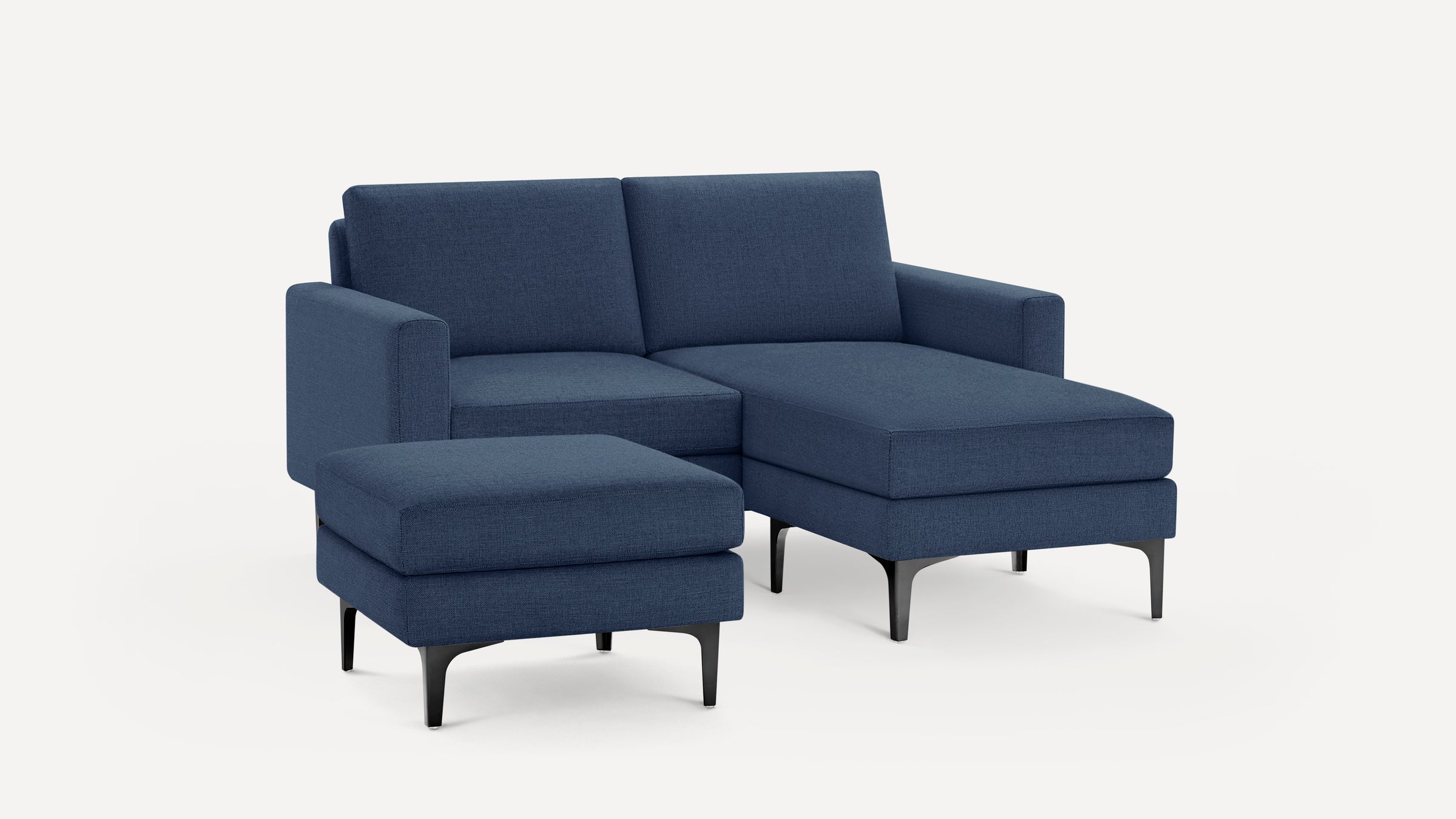Nomad Loveseat with Chaise and Ottoman