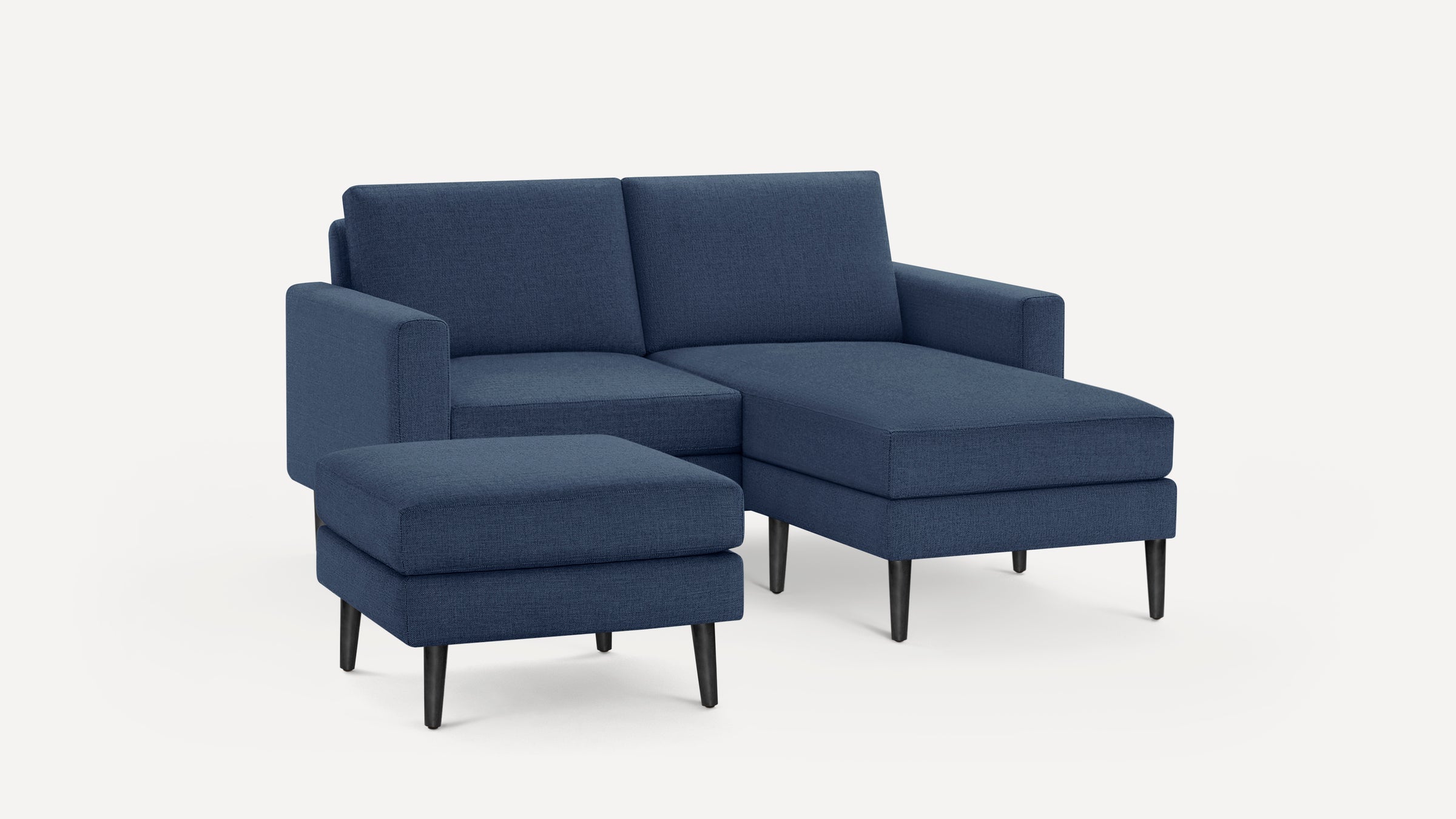 Nomad Loveseat with Chaise and Ottoman