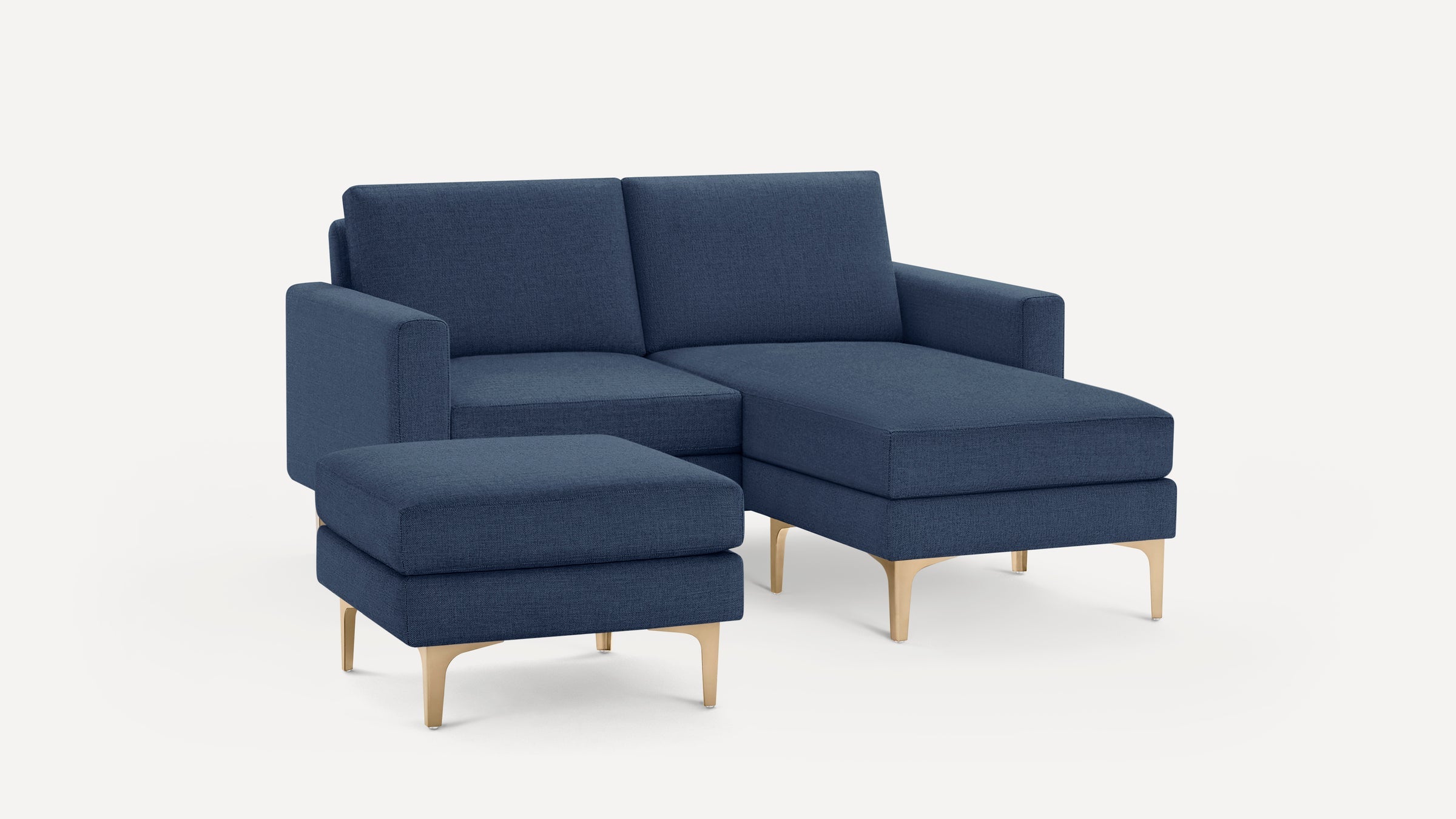 Nomad Loveseat with Chaise and Ottoman
