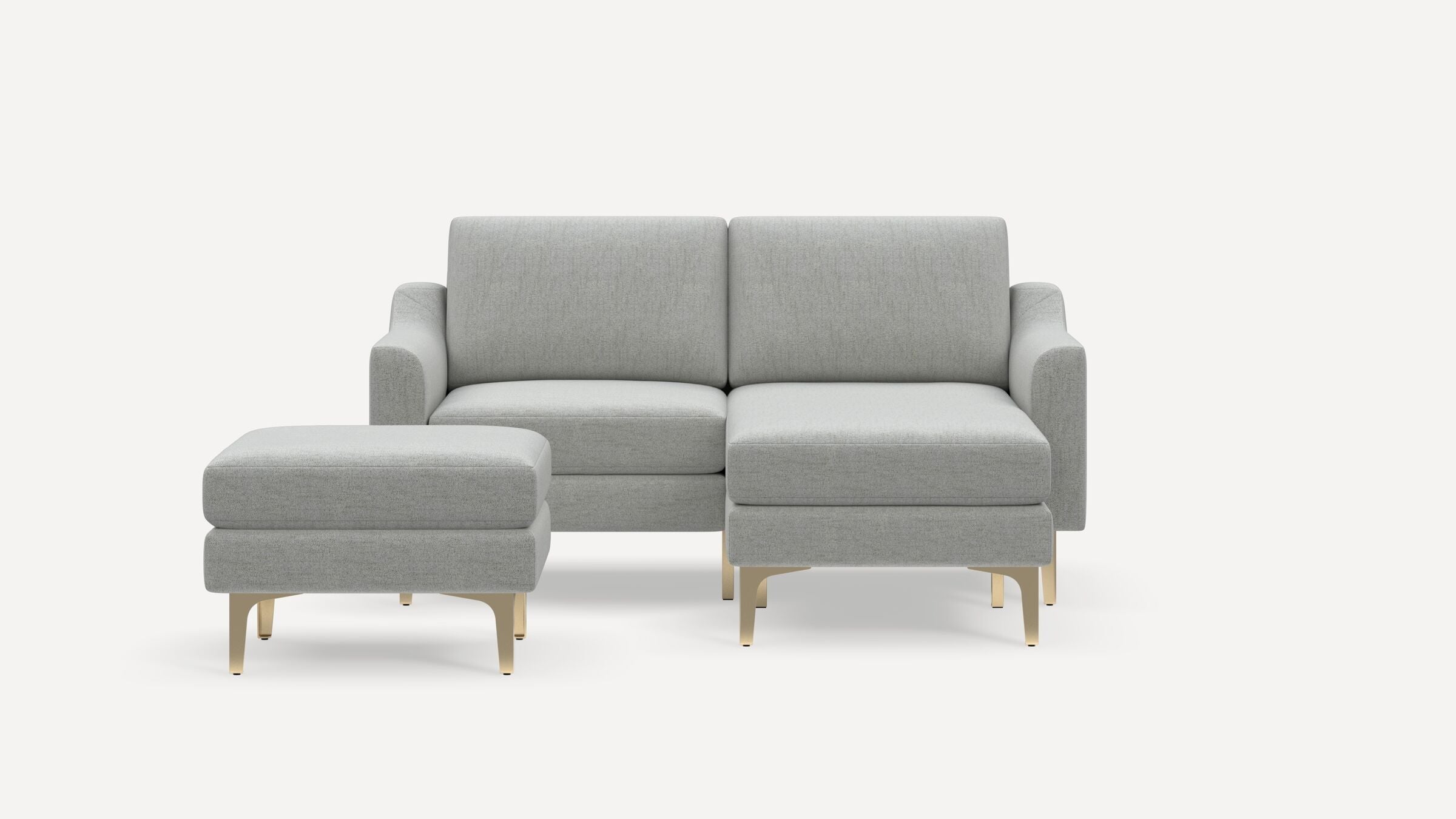 Nomad Plus Loveseat with Chaise and Ottoman