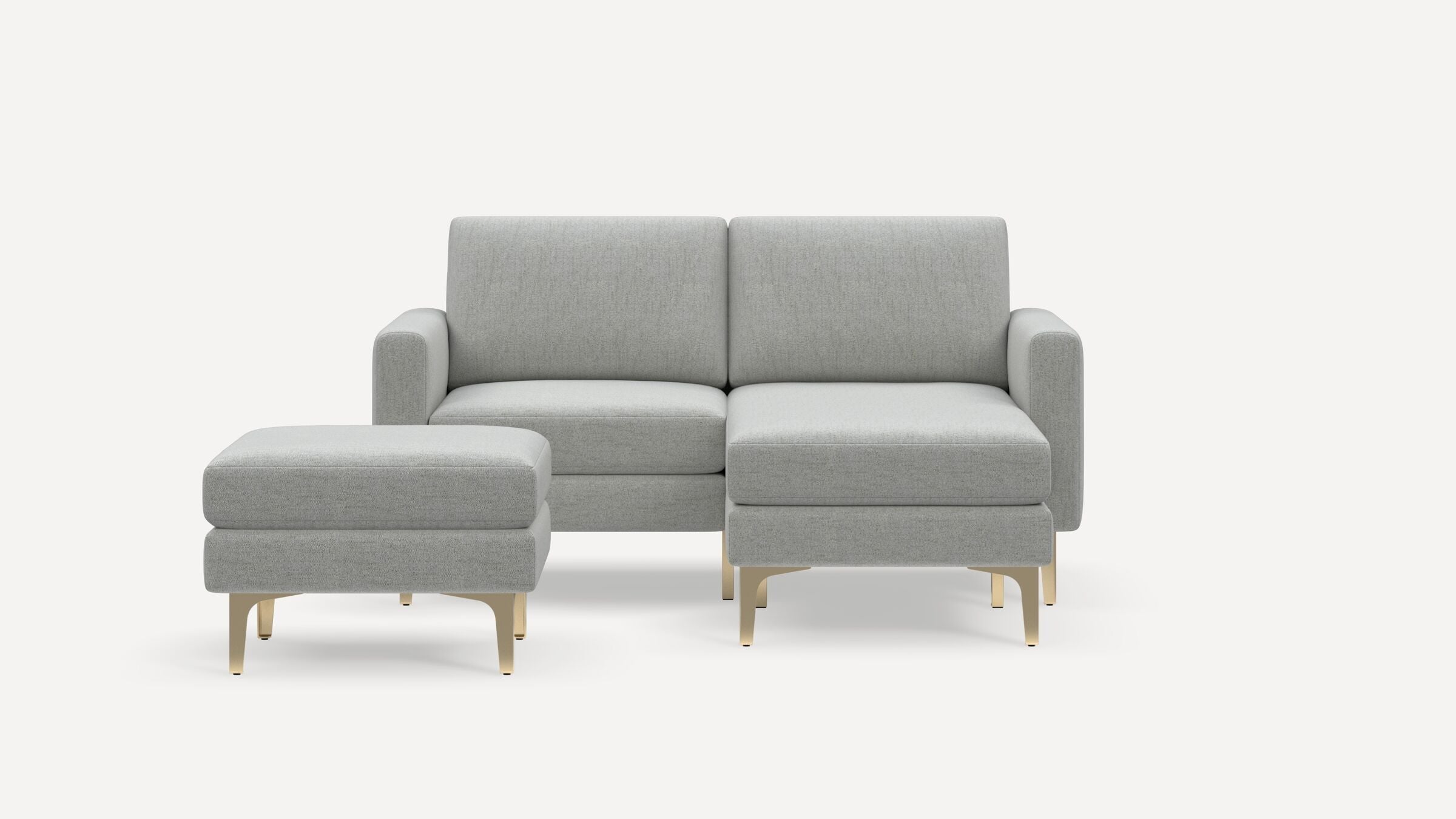 Nomad Plus Loveseat with Chaise and Ottoman