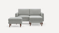 Nomad Plus Loveseat with Chaise and Ottoman