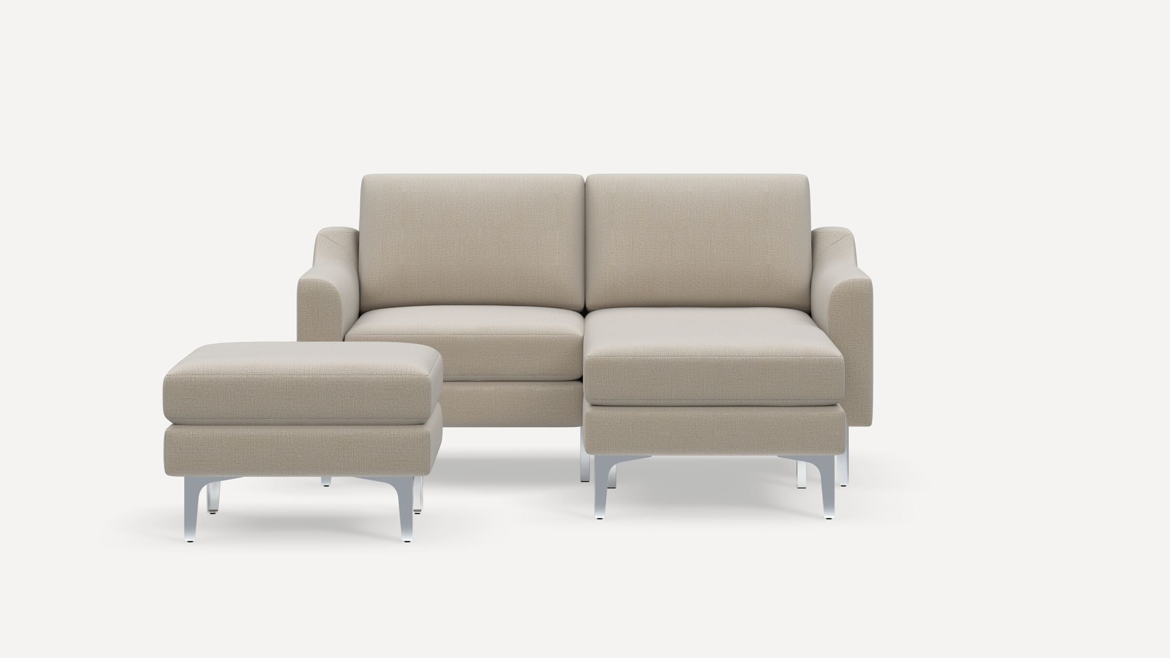 Nomad Plus Loveseat with Chaise and Ottoman