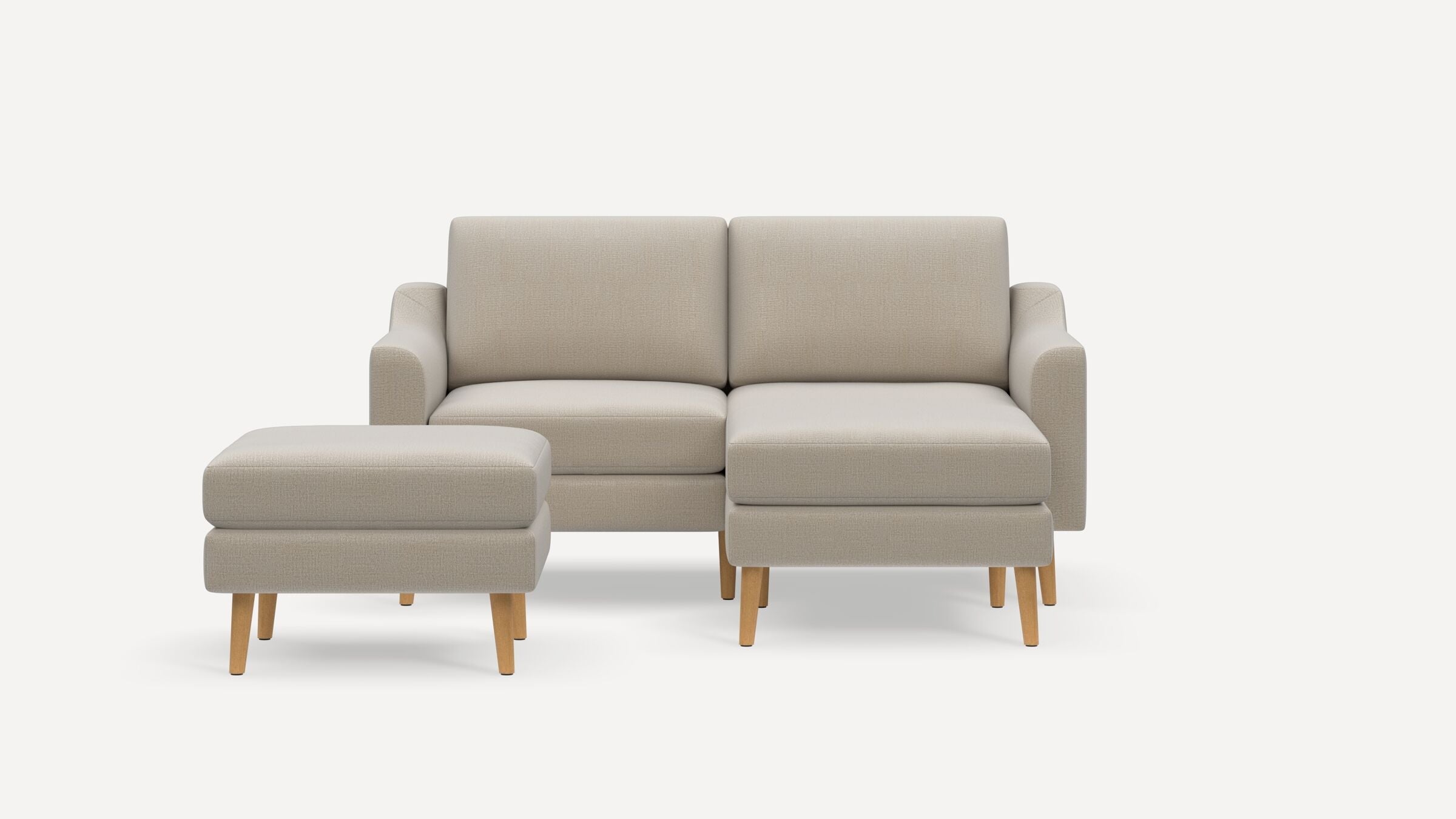 Nomad Plus Loveseat with Chaise and Ottoman