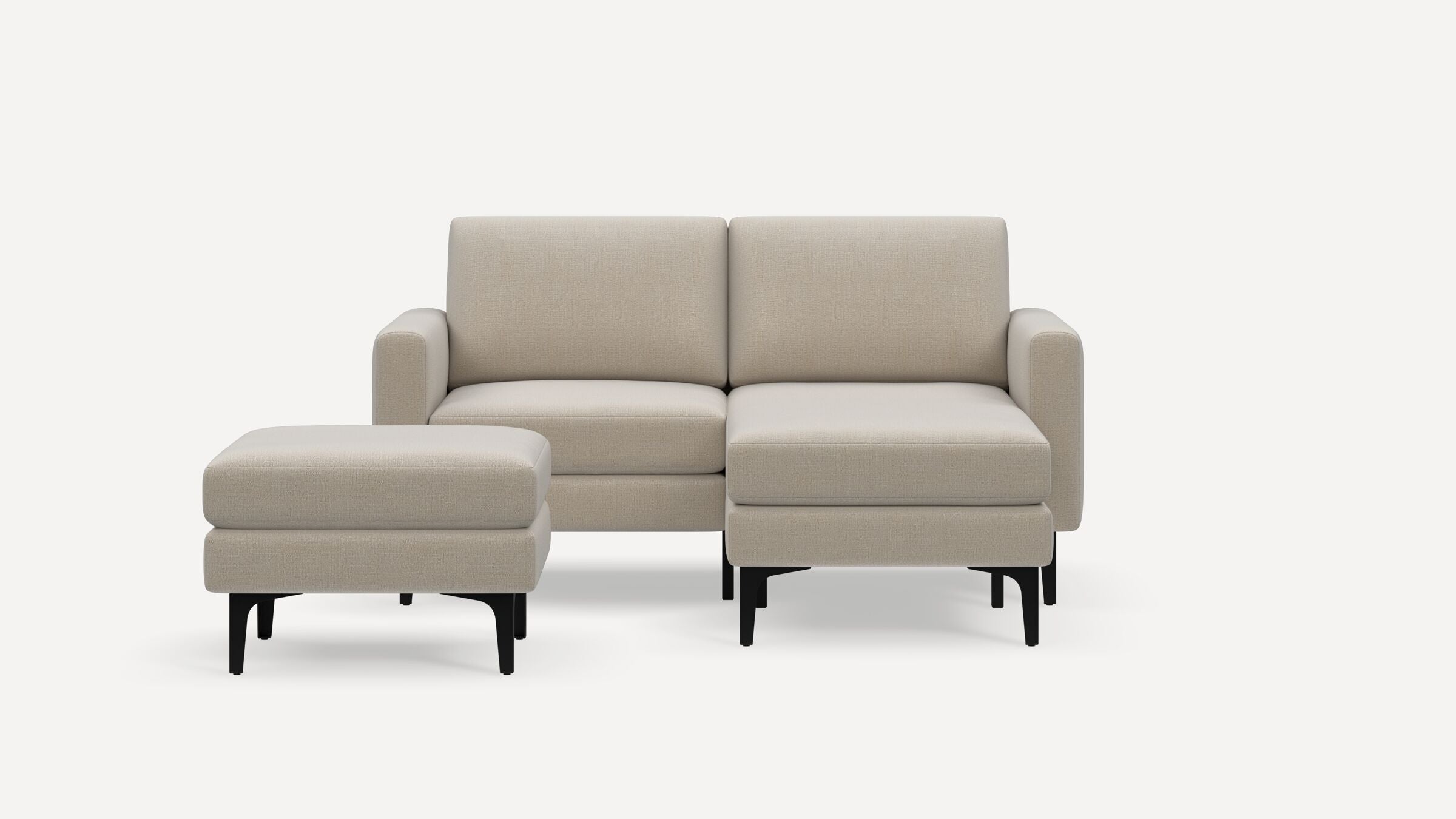 Nomad Plus Loveseat with Chaise and Ottoman