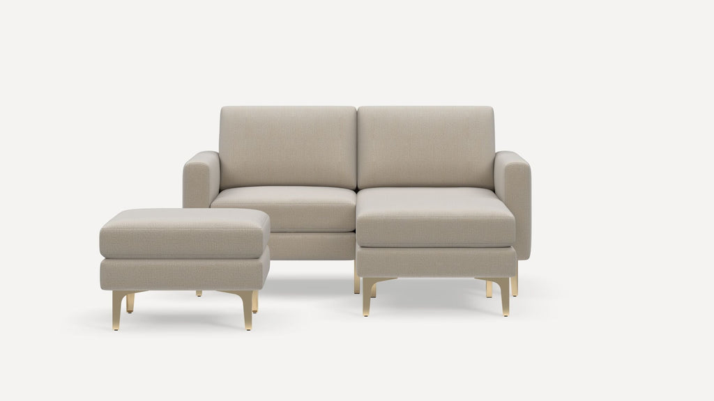 Nomad Plus Loveseat with Chaise and Ottoman