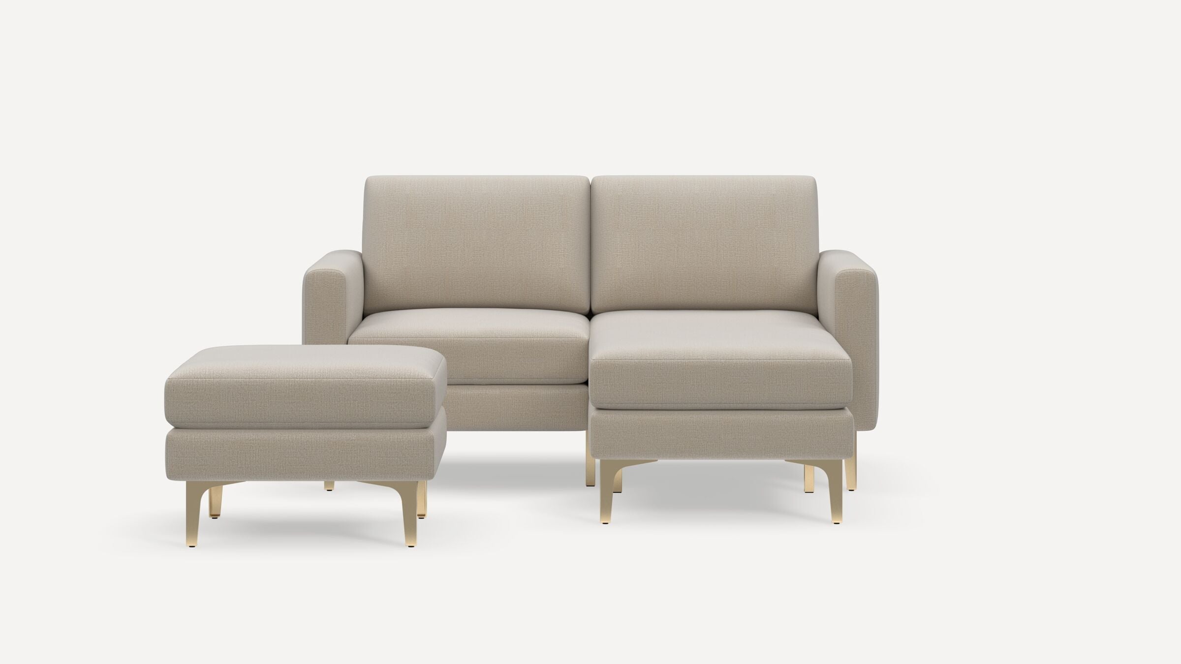 Nomad Plus Loveseat with Chaise and Ottoman
