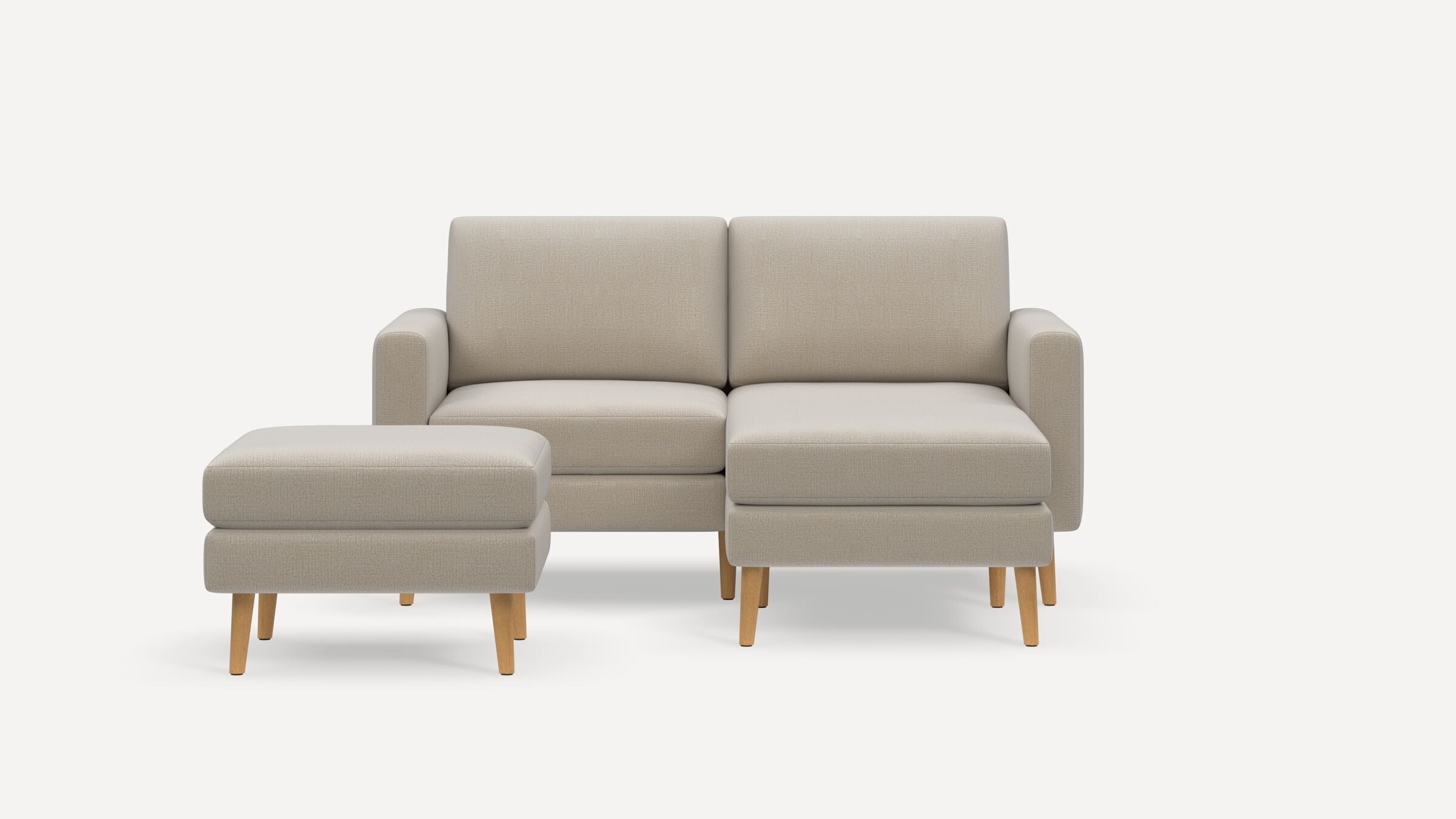 Nomad Plus Loveseat with Chaise and Ottoman