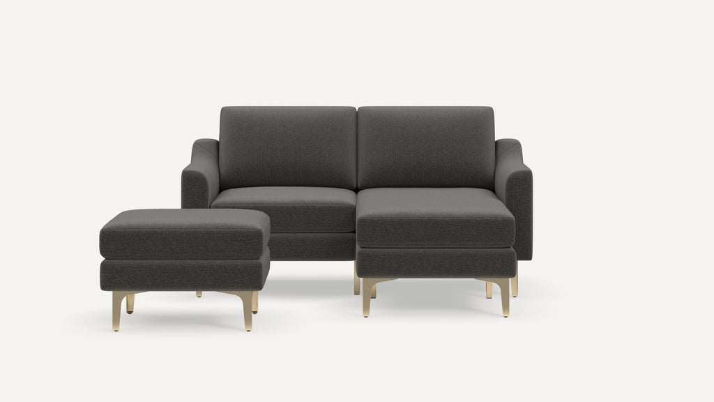 Nomad Plus Loveseat with Chaise and Ottoman