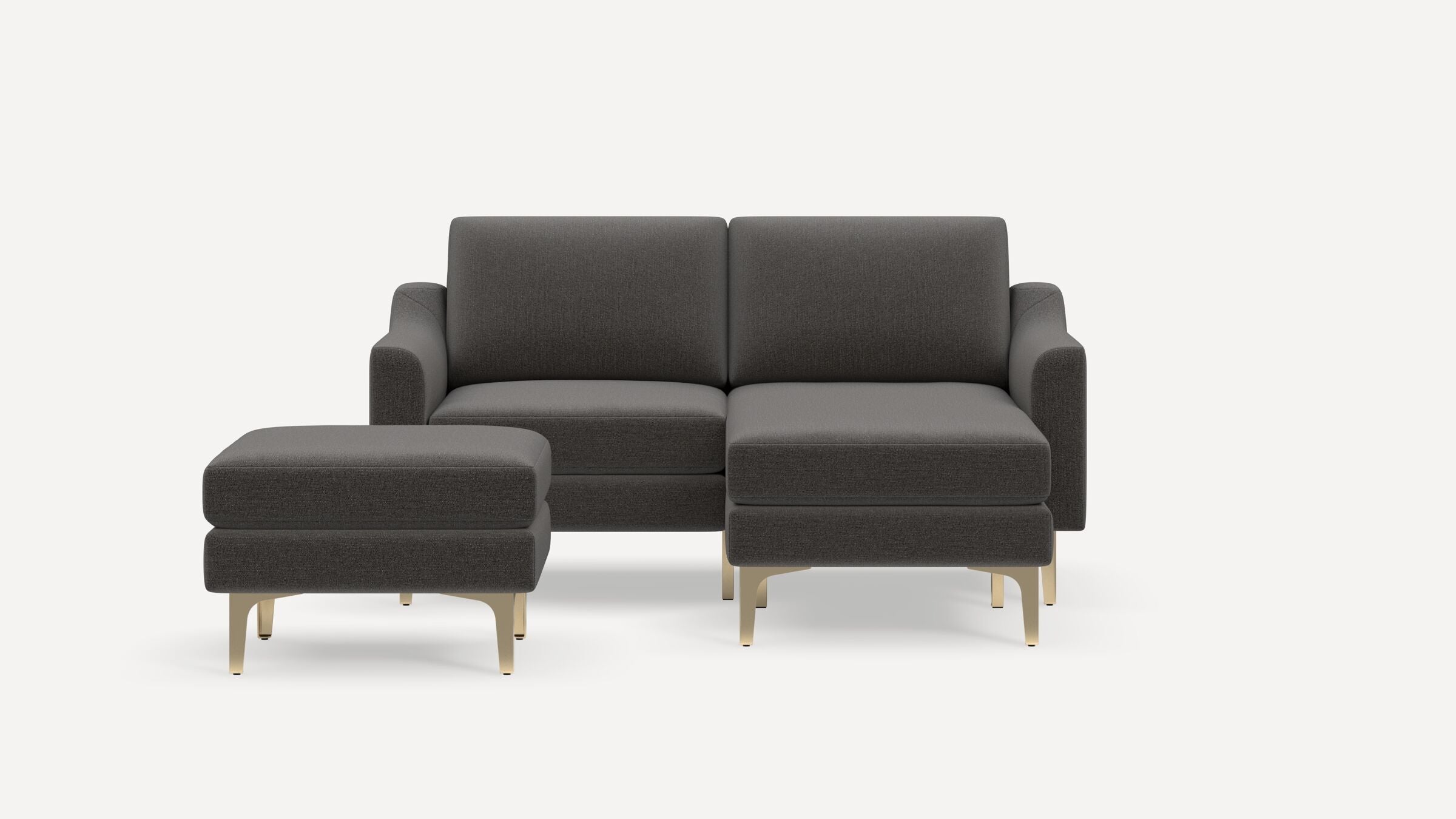 Nomad Plus Loveseat with Chaise and Ottoman