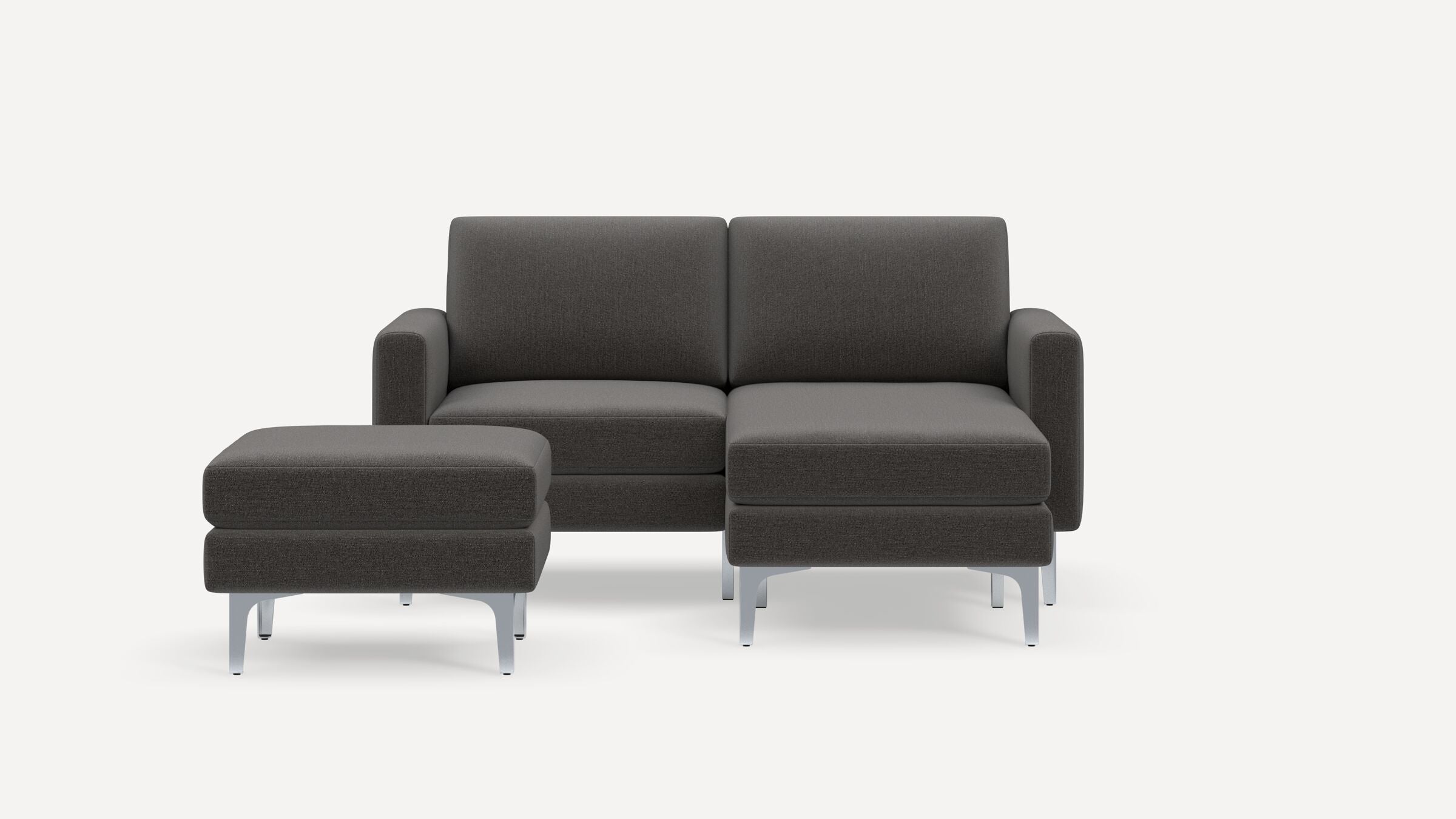 Nomad Plus Loveseat with Chaise and Ottoman