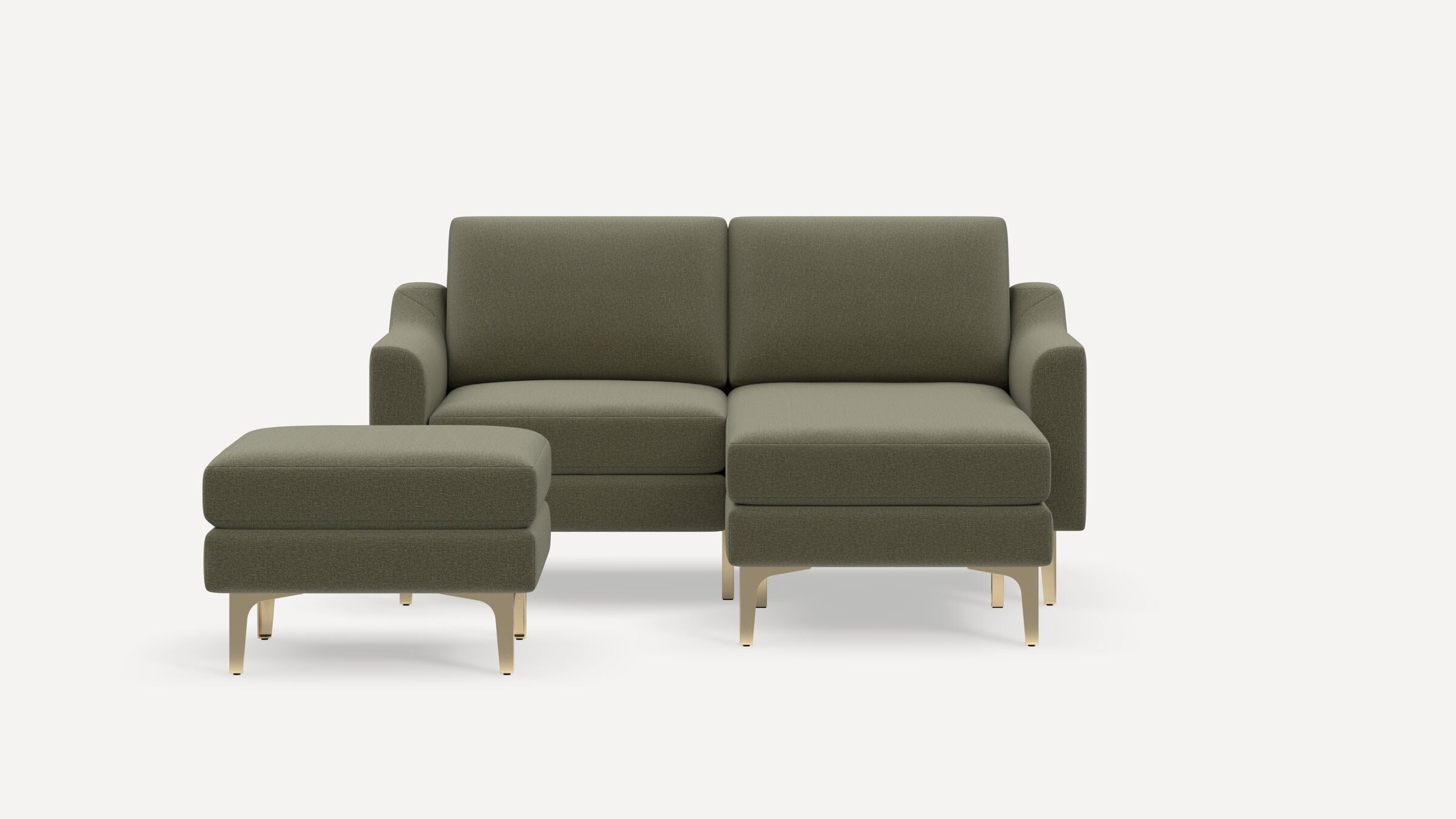 Nomad Plus Loveseat with Chaise and Ottoman