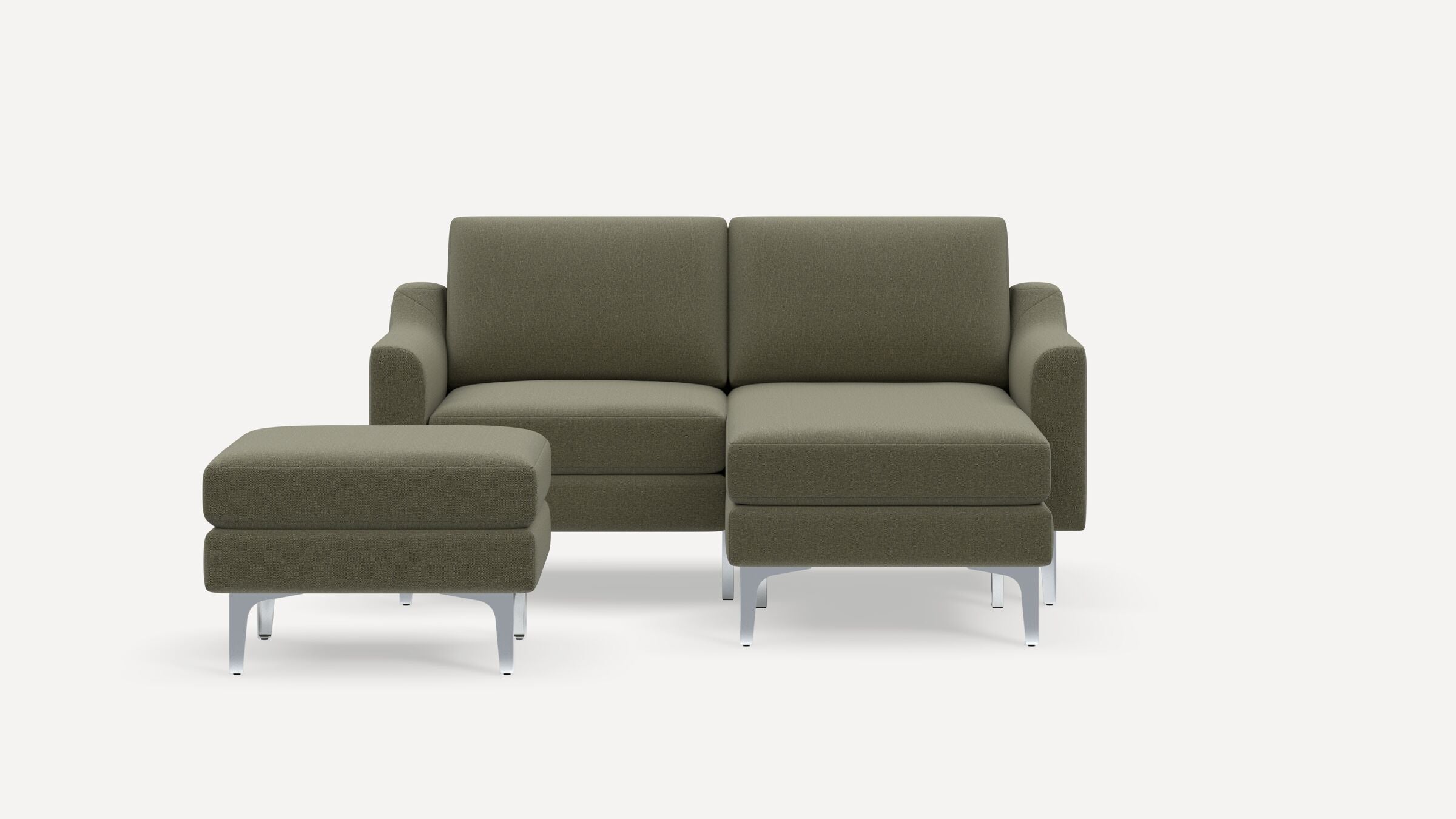 Nomad Plus Loveseat with Chaise and Ottoman