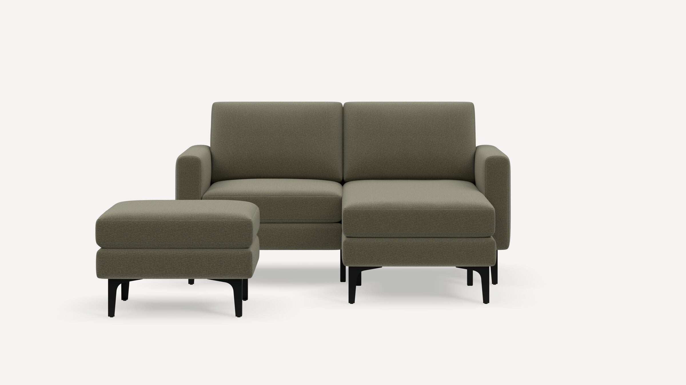 Nomad Plus Loveseat with Chaise and Ottoman