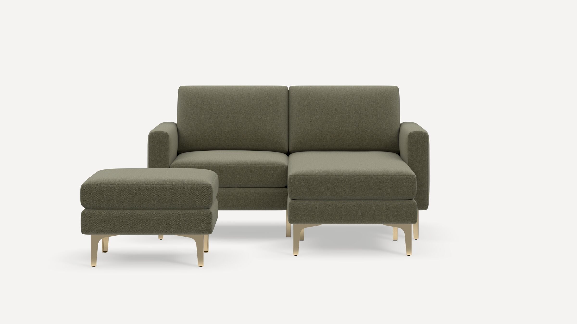 Nomad Plus Loveseat with Chaise and Ottoman