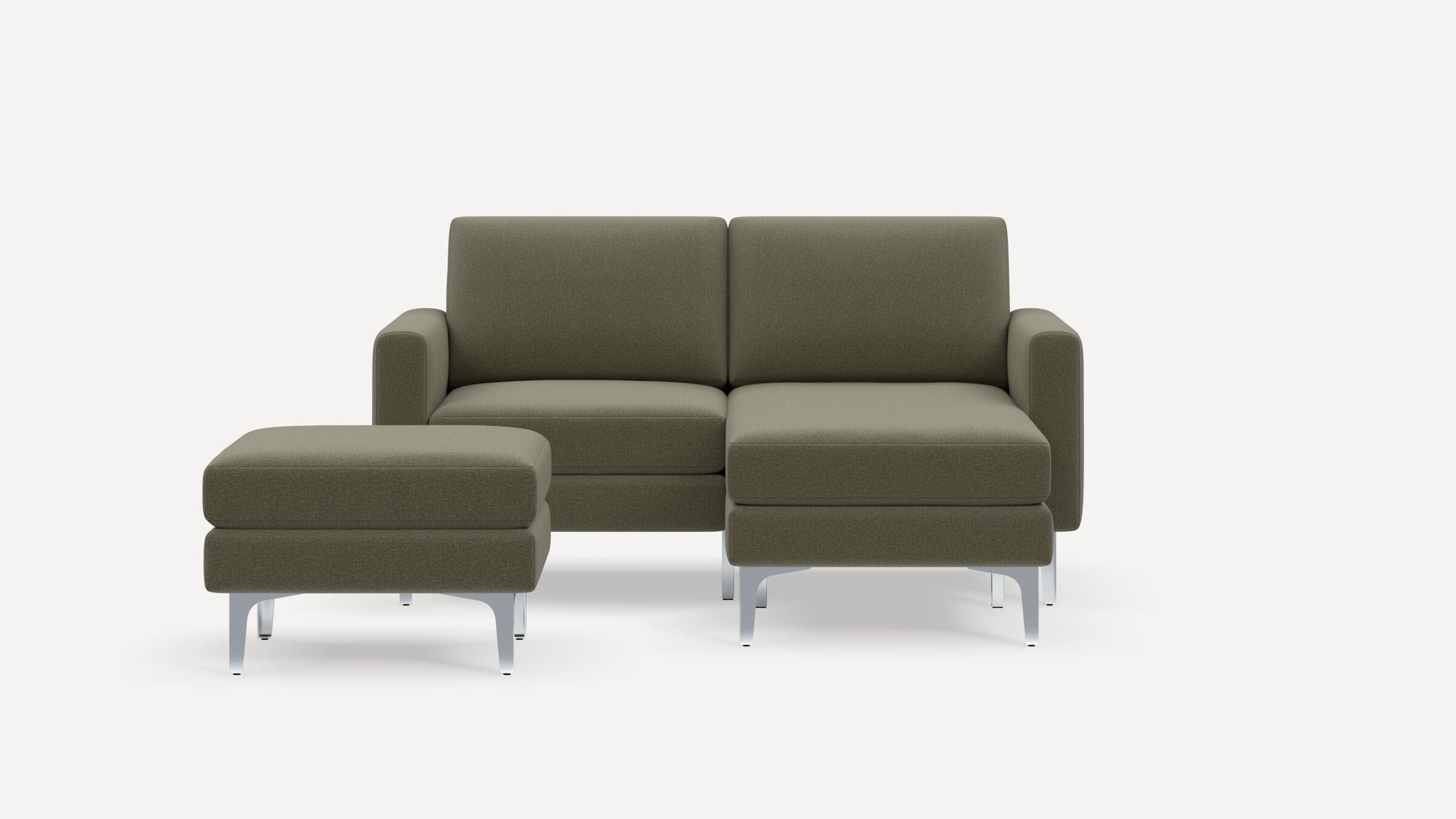 Nomad Plus Loveseat with Chaise and Ottoman