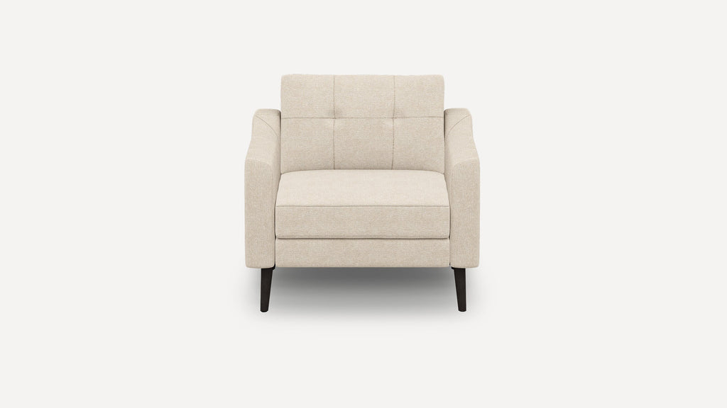 Nomad Plus Armchair - Georgia Clay - Performance Chenille / Ebony - Wood / Slope Arm