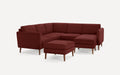 ZZZ-Nomad 5-Seat Corner Sectional with Chaise and Ottoman