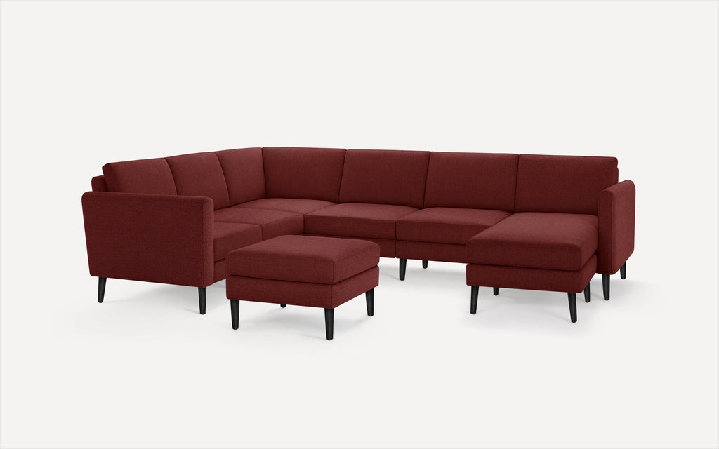 Nomad 6-Seat Corner Sectional with Chaise and Ottoman