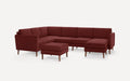ZZZ-Nomad 6-Seat Corner Sectional with Chaise and Ottoman