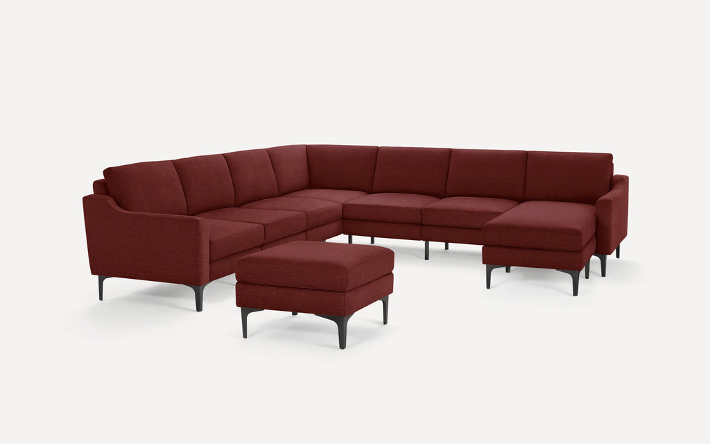 Nomad 7-Seat Corner Sectional with Chaise and Ottoman