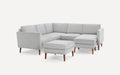 Nomad 5-Seat Corner Sectional with Chaise and Ottoman