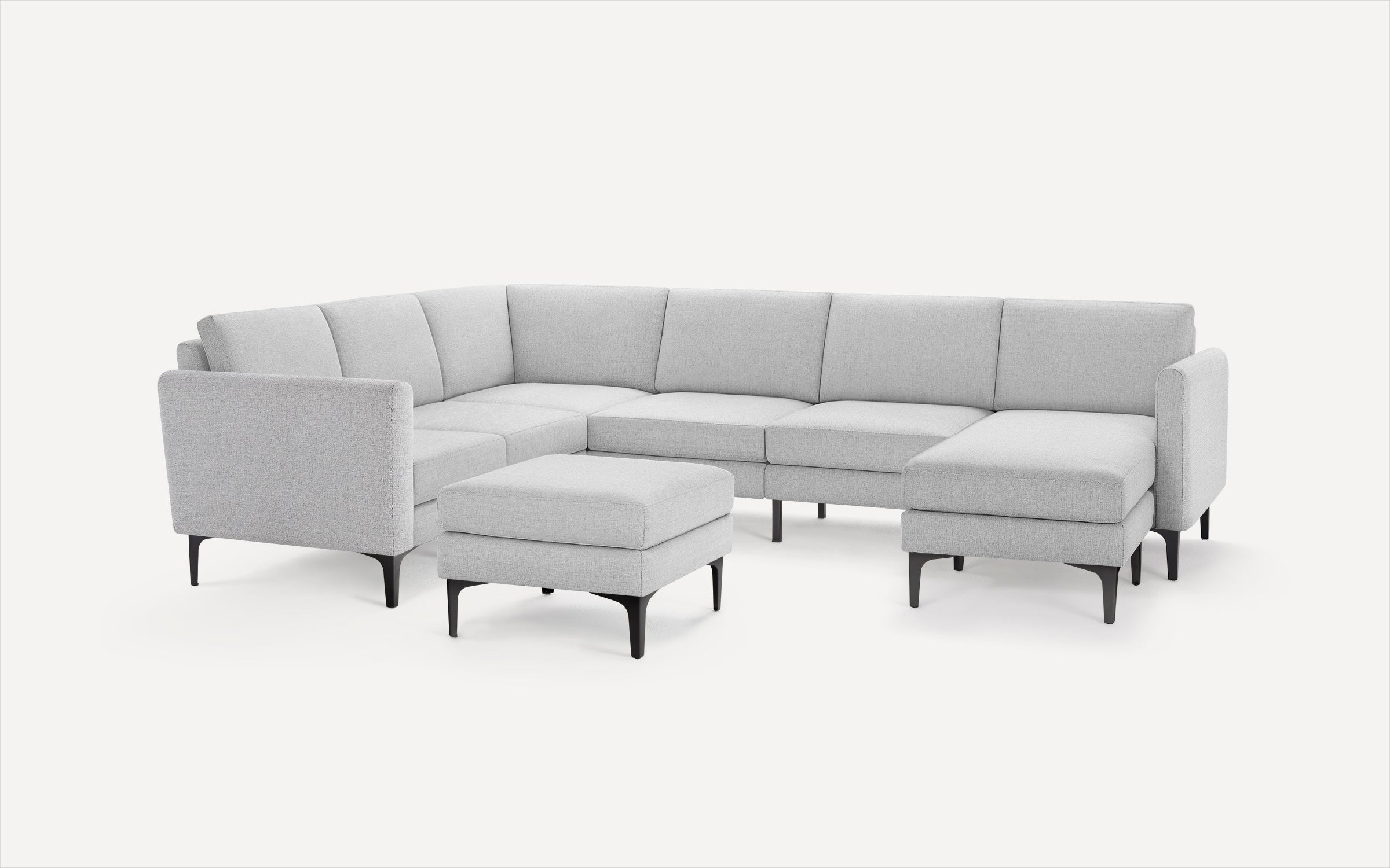 Nomad 6-Seat Corner Sectional with Chaise and Ottoman
