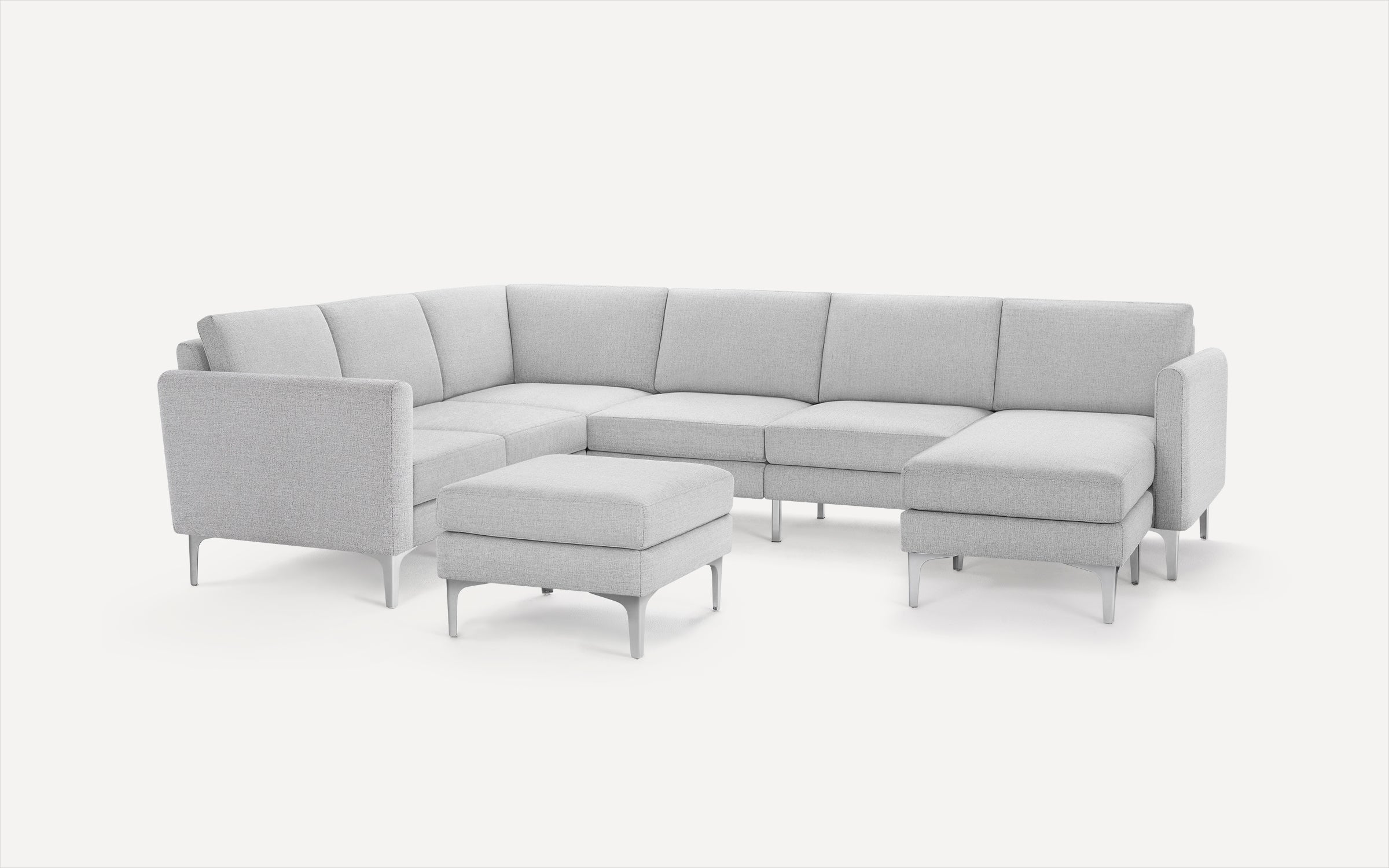 Nomad 6-Seat Corner Sectional with Chaise and Ottoman