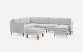 Nomad 6-Seat Corner Sectional with Chaise and Ottoman