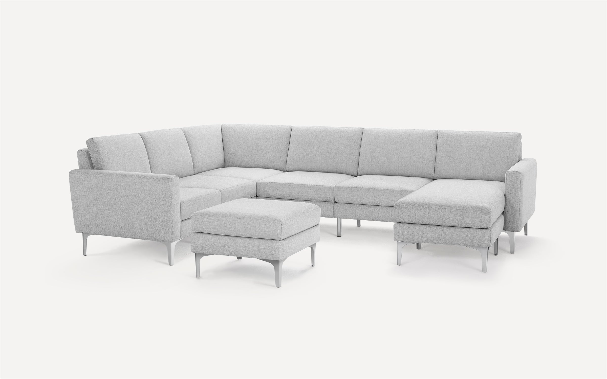 Nomad 6-Seat Corner Sectional with Chaise and Ottoman
