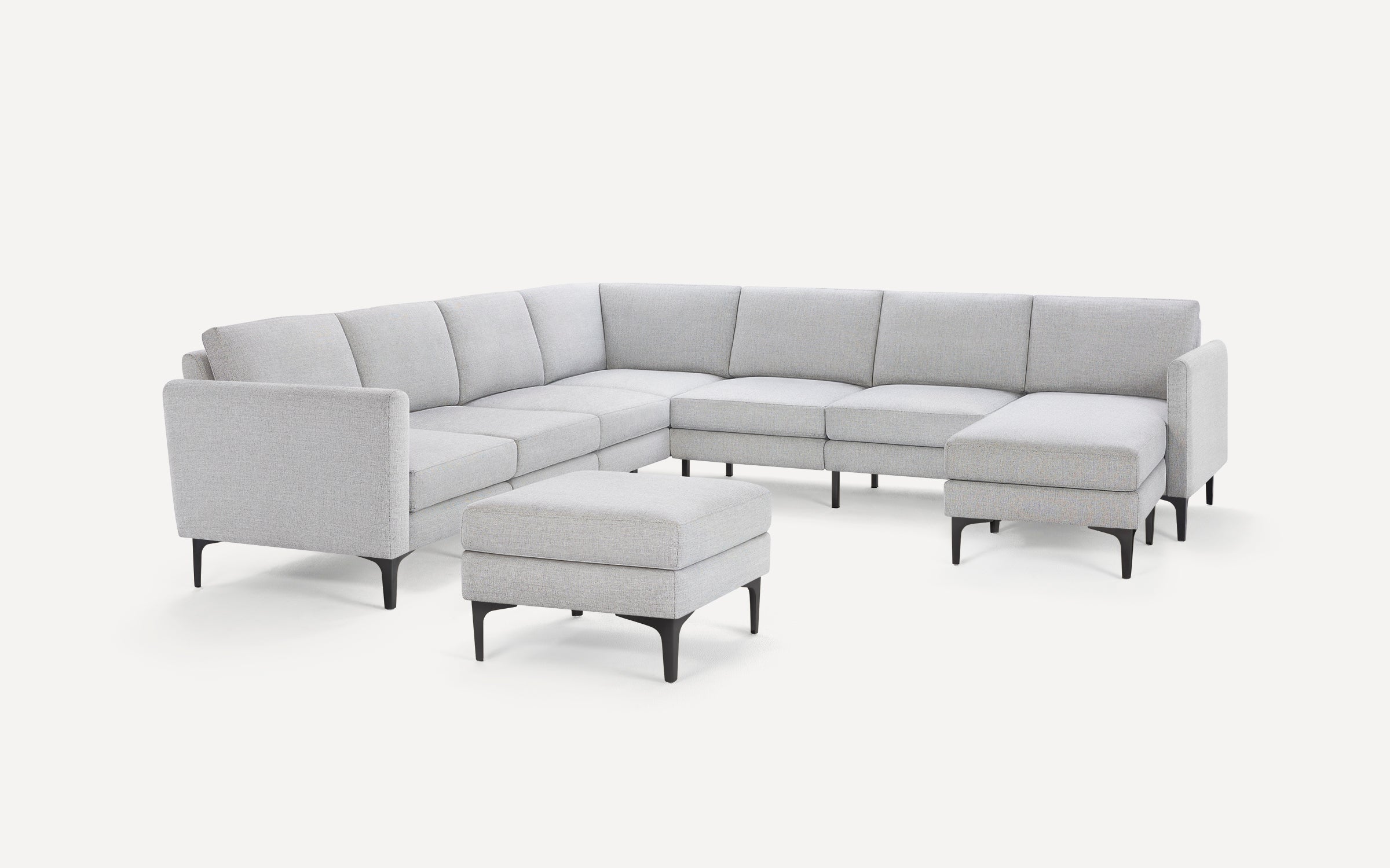 Nomad 7-Seat Corner Sectional with Chaise and Ottoman