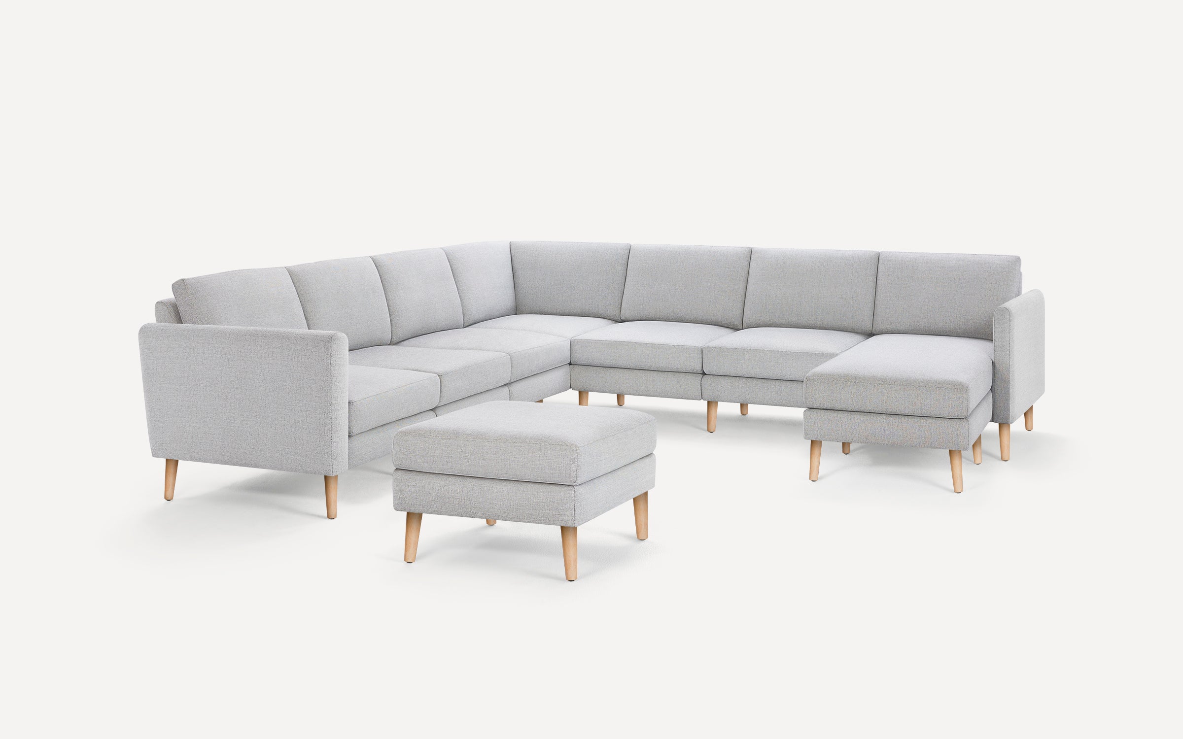 Nomad 7-Seat Corner Sectional with Chaise and Ottoman