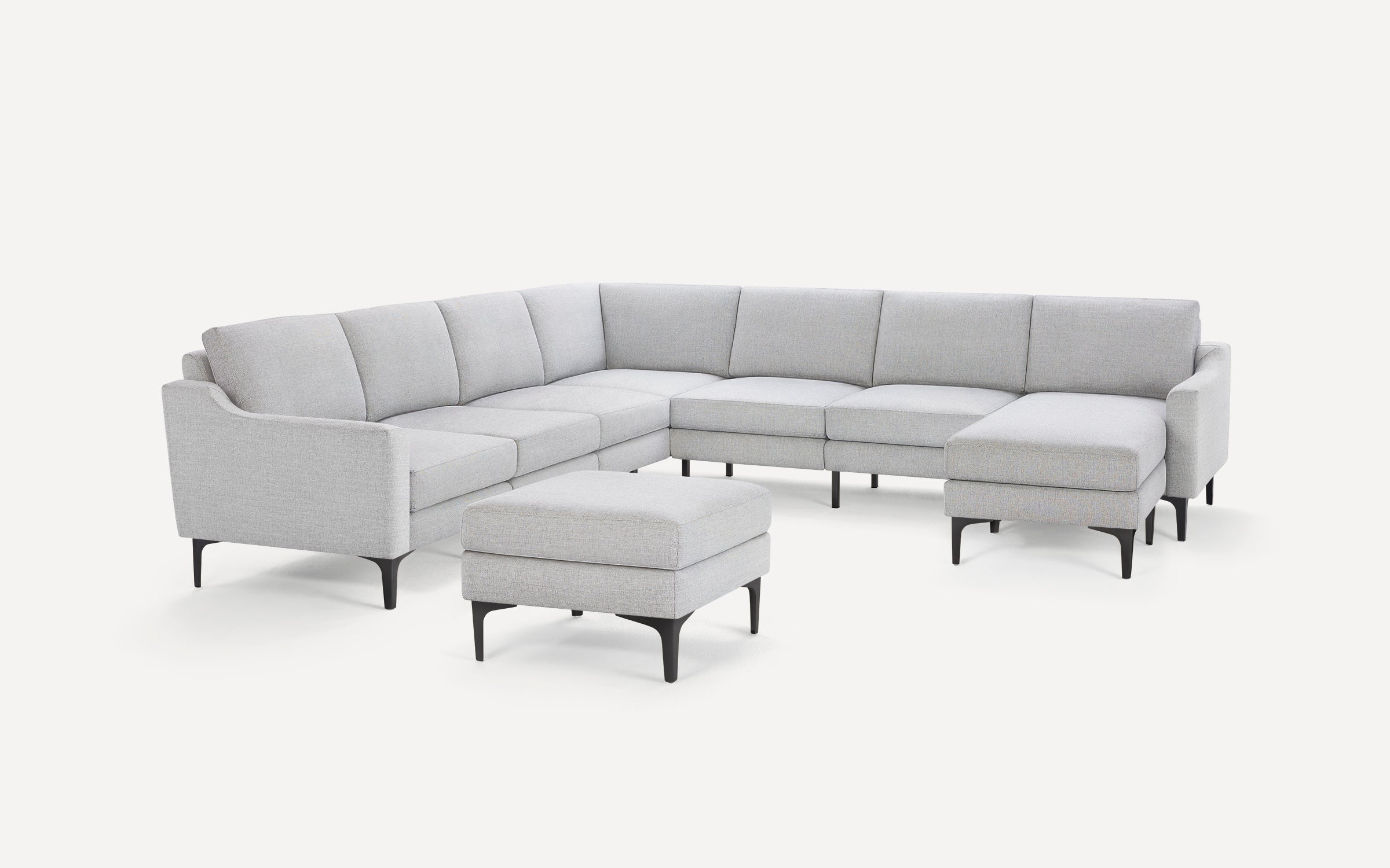 Nomad 7-Seat Corner Sectional with Chaise and Ottoman
