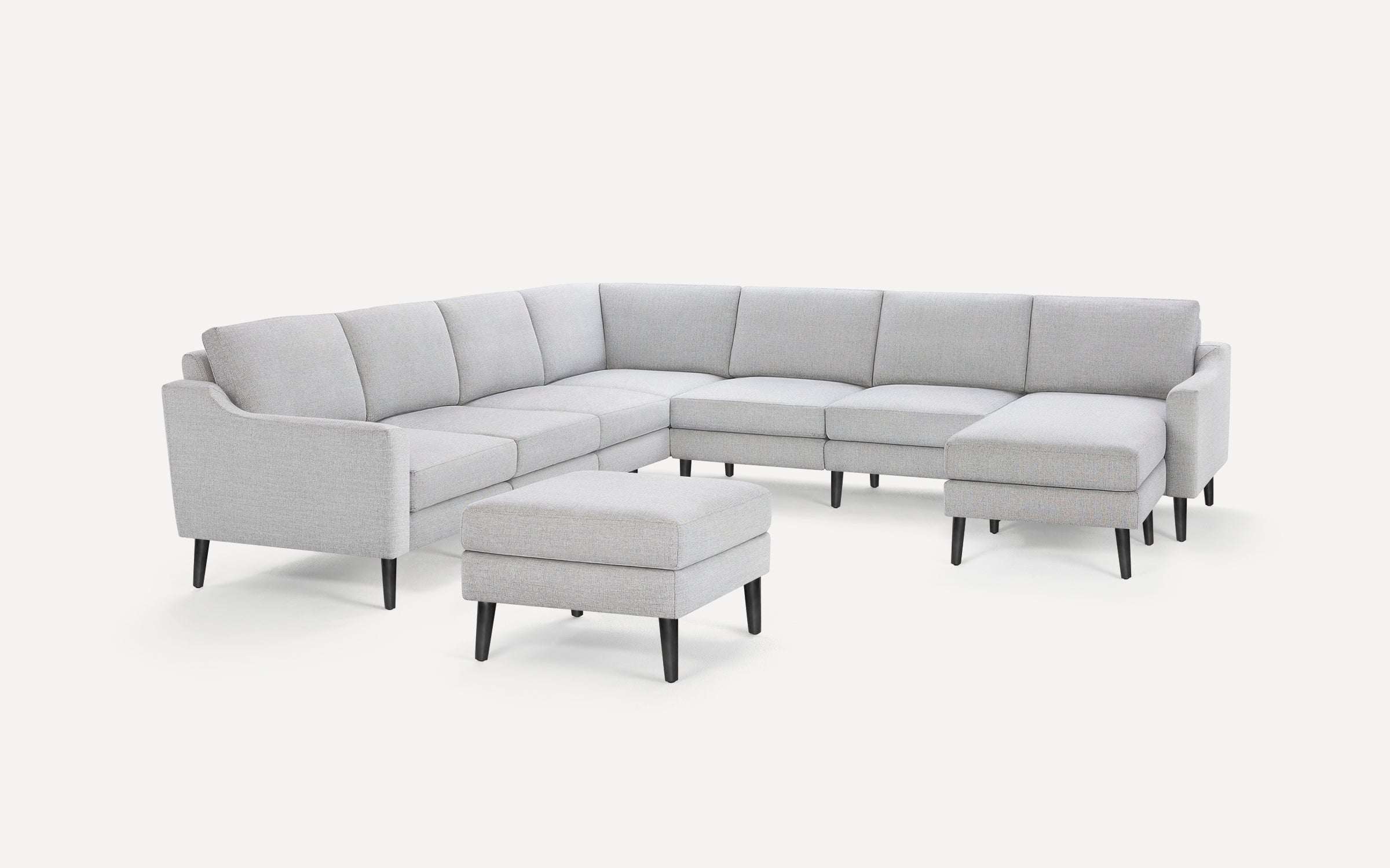 Nomad 7-Seat Corner Sectional with Chaise and Ottoman