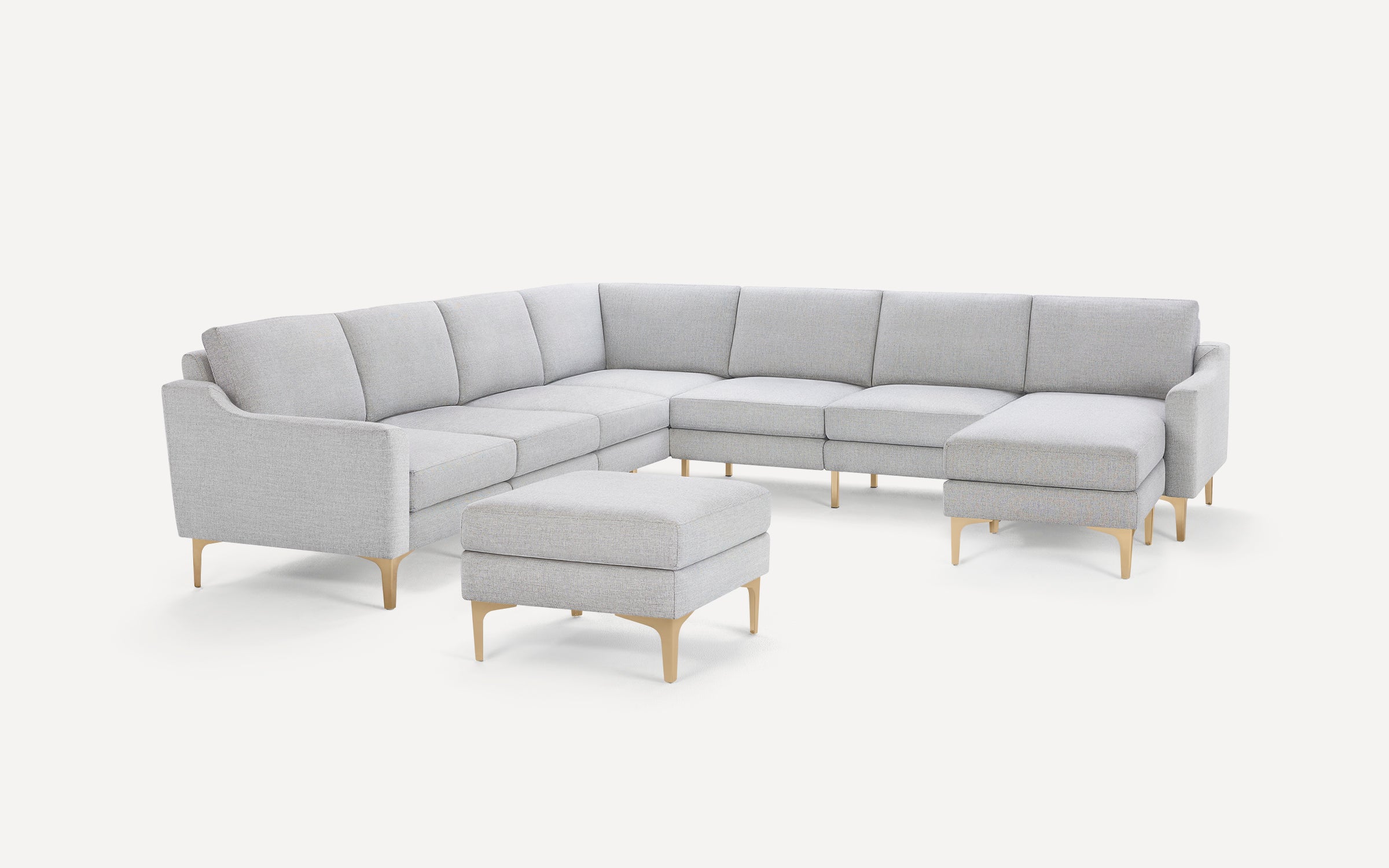 Nomad 7-Seat Corner Sectional with Chaise and Ottoman