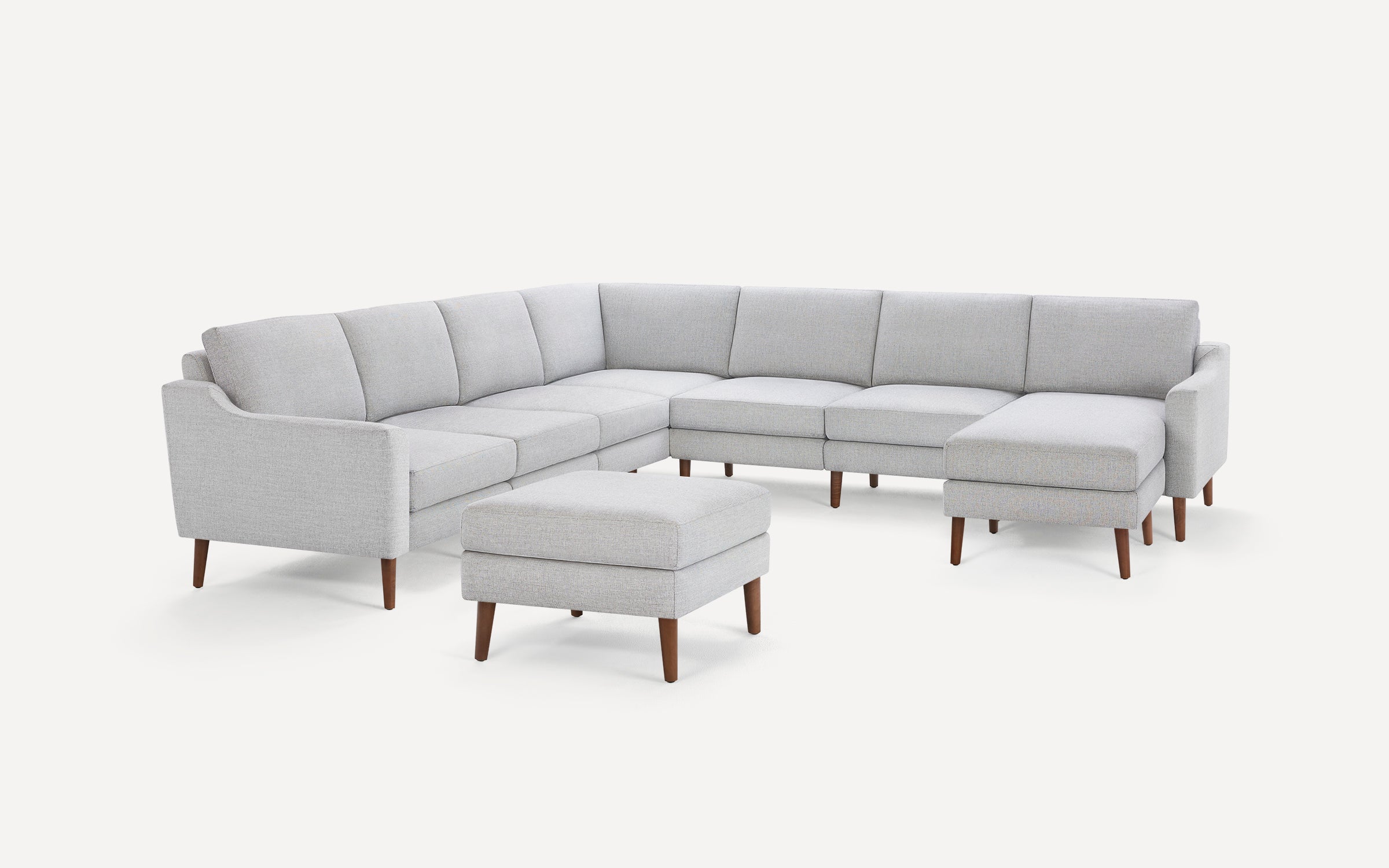 Nomad 7-Seat Corner Sectional with Chaise and Ottoman
