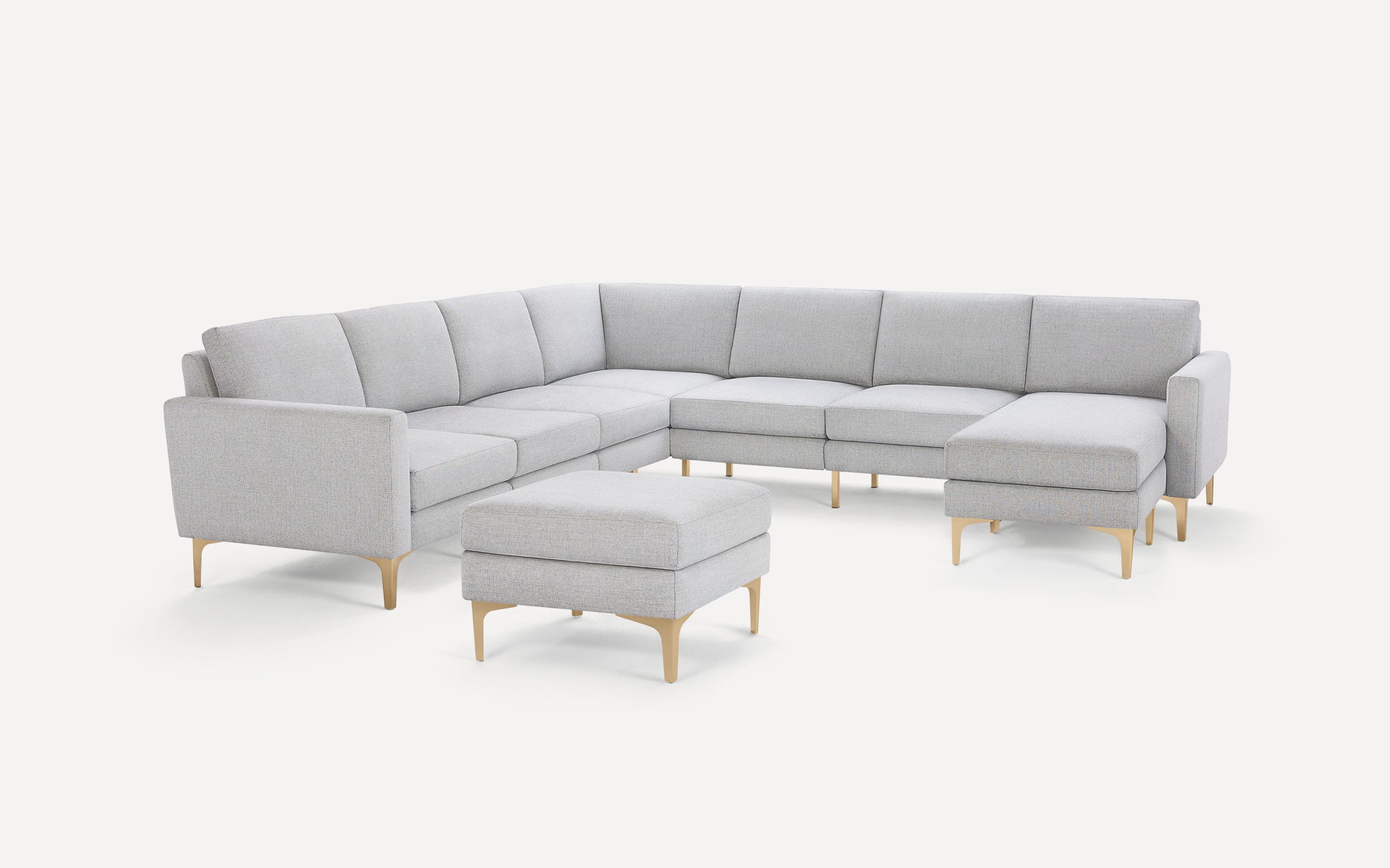 Nomad 7-Seat Corner Sectional with Chaise and Ottoman
